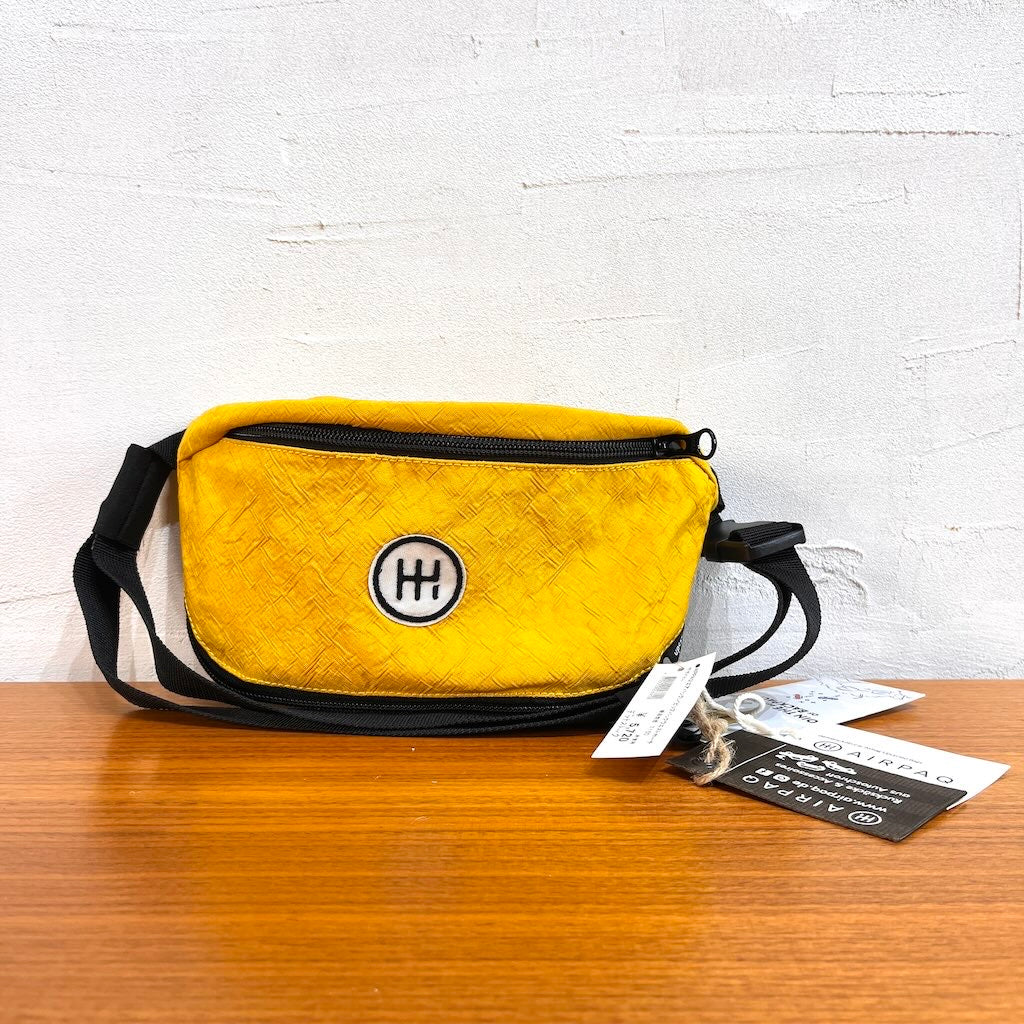 【新品・デッドストック】エアパック / AIR PAQ ヒップバッグ ウエストポーチ SDGs サスティナブル 斜めがけ