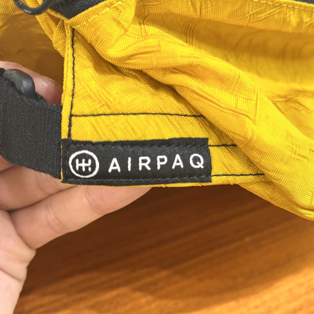 【新品・デッドストック】エアパック / AIR PAQ ナップサック リュック SDGs サスティナブル