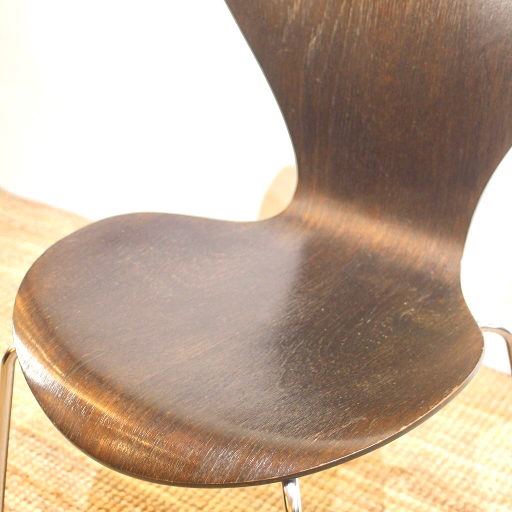 フリッツハンセン / FRITZ HANSEN セブンチェア カラードアッシュ ダークブラウン アルネ・ヤコブセン / Arne Jacobsen