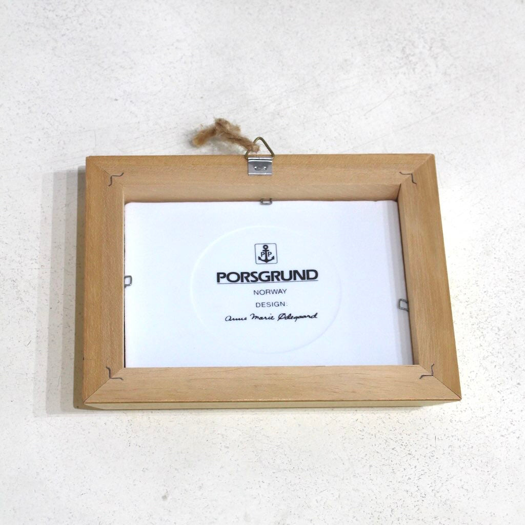 ポルシュグルン / Porsgrund フレーム入り家の陶板