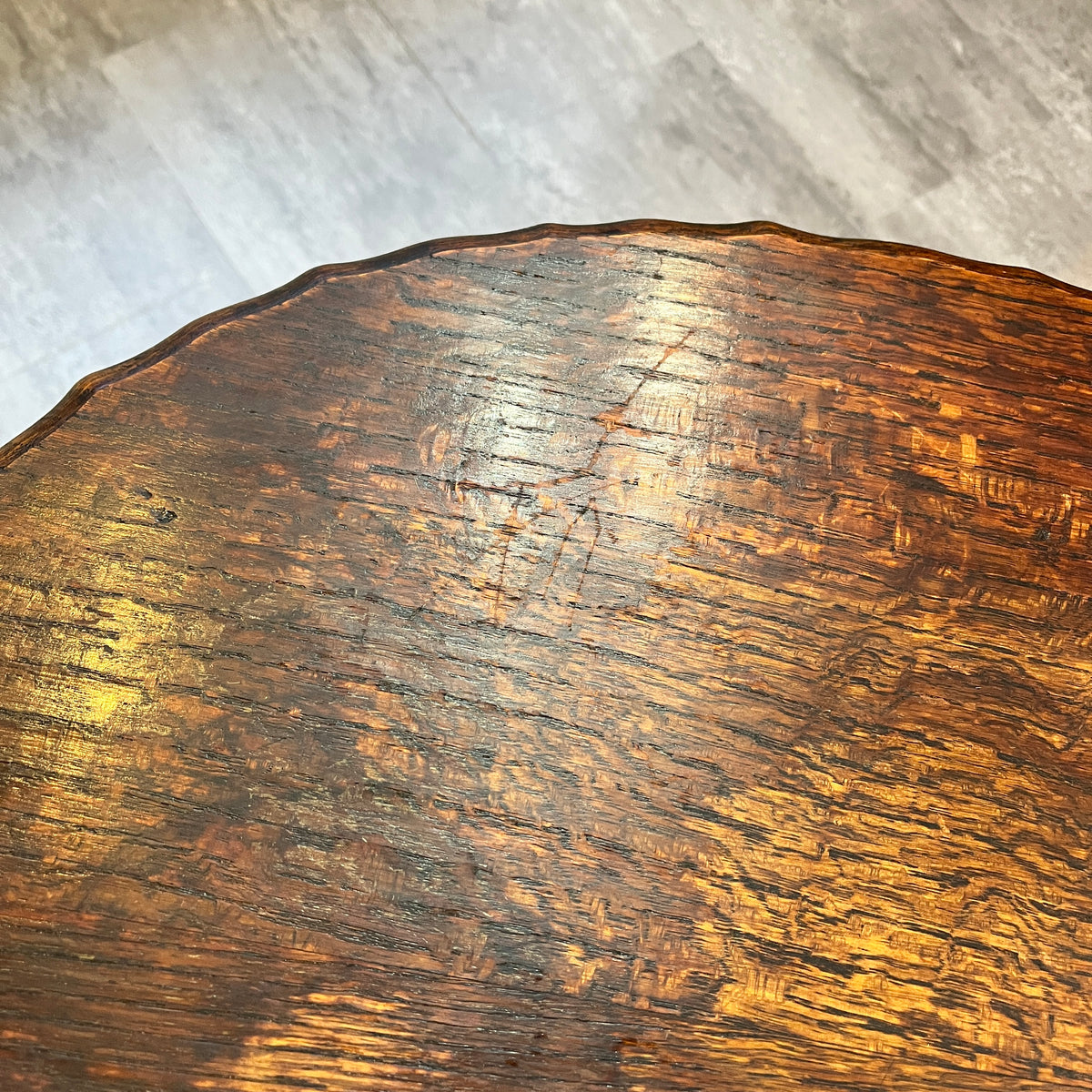 ツイストレッグサイドテーブル 英国アンティーク