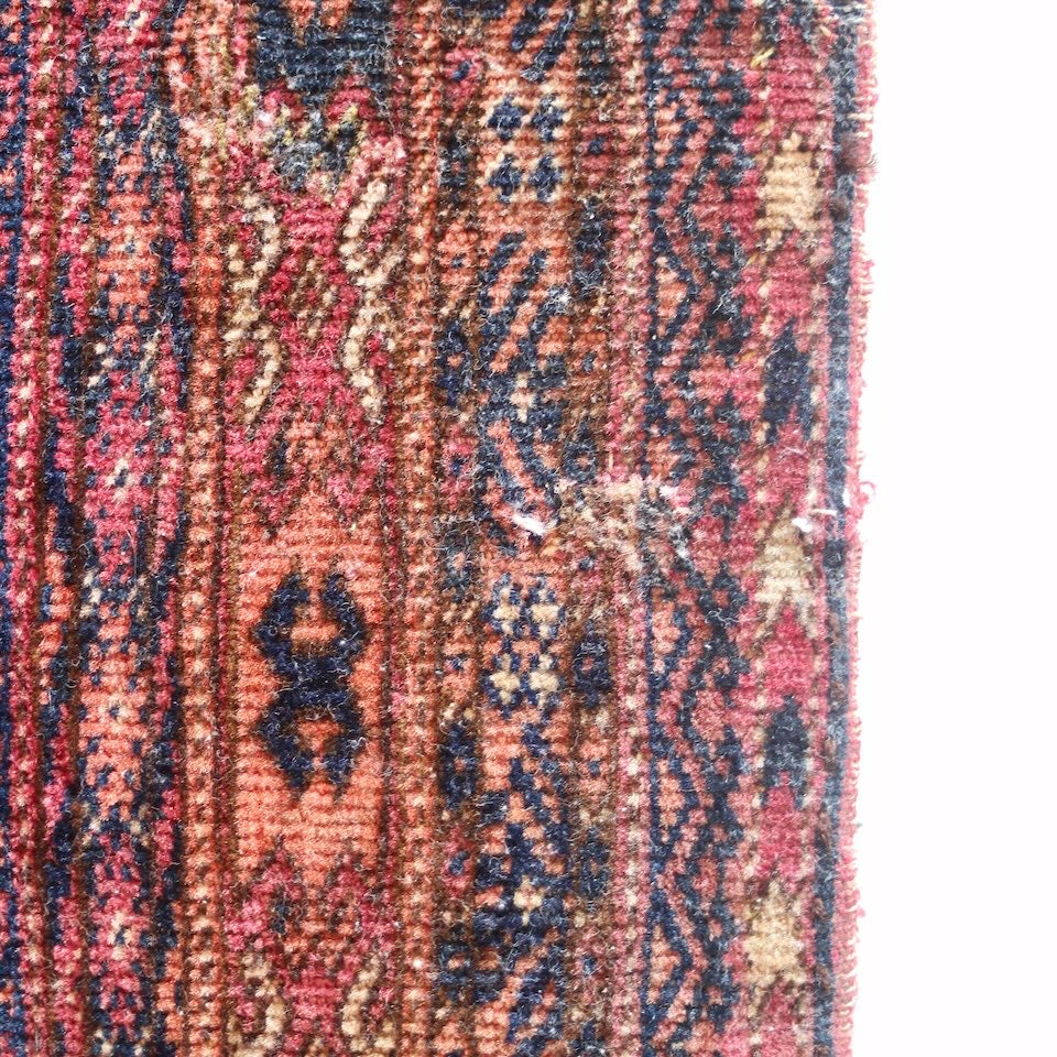 ヴィンテージ トライバルラグ 絨毯 レッド系 148×78cm