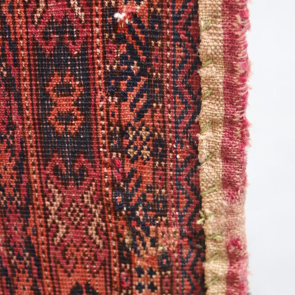 ヴィンテージ トライバルラグ 絨毯 レッド系 148×78cm