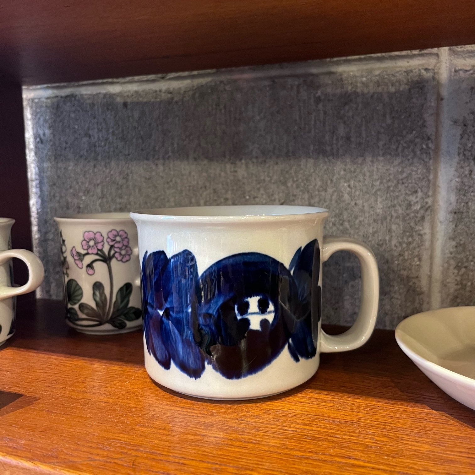 アラビア / ARABIA アネモネ / Anemone Dハンドル マグカップ 北欧ヴィンテージ