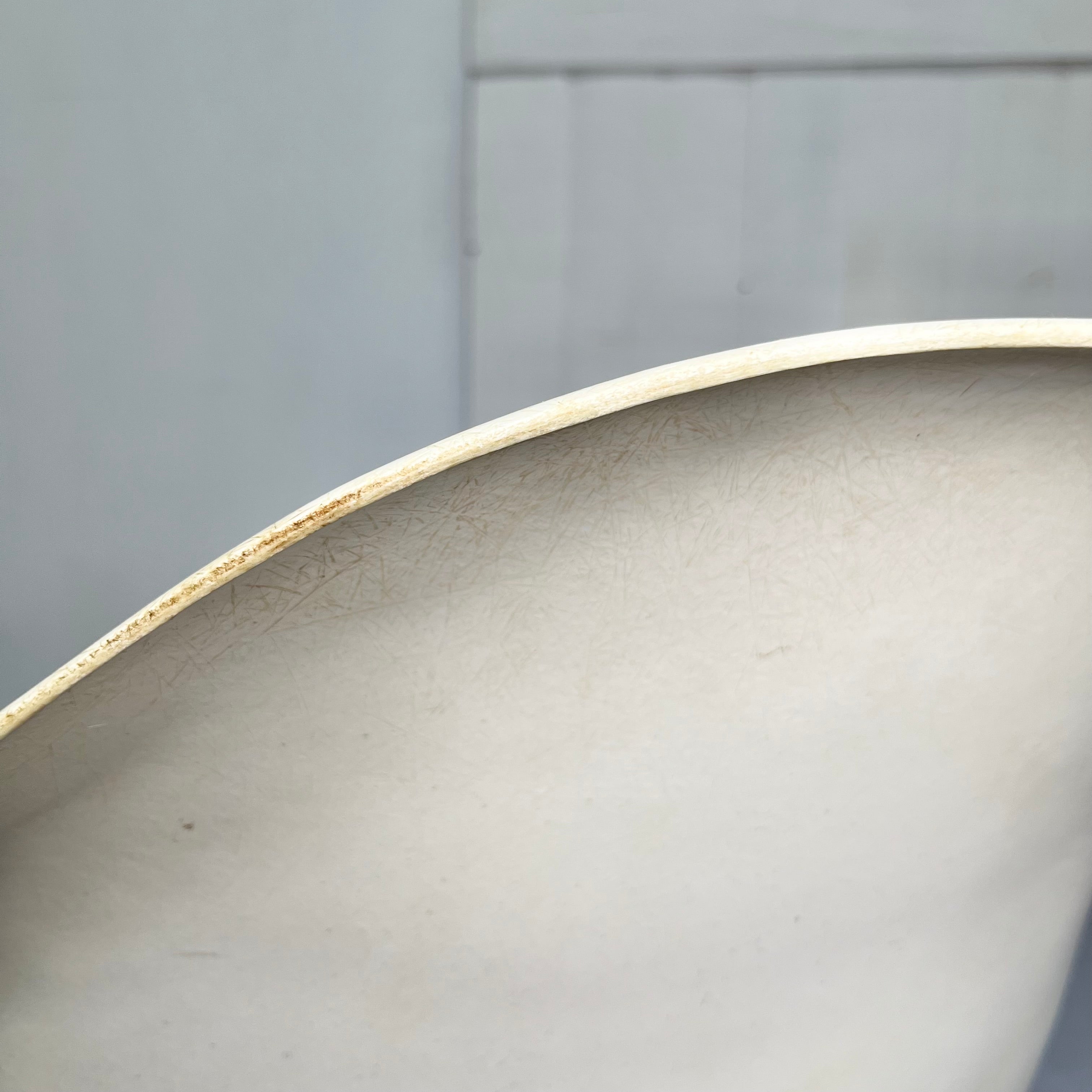ハーマンミラー / Herman Miller アームシェルチェア3rd FRP ロッカーベース ホワイト チャールズ&レイ・イームズ ヴィンテージ