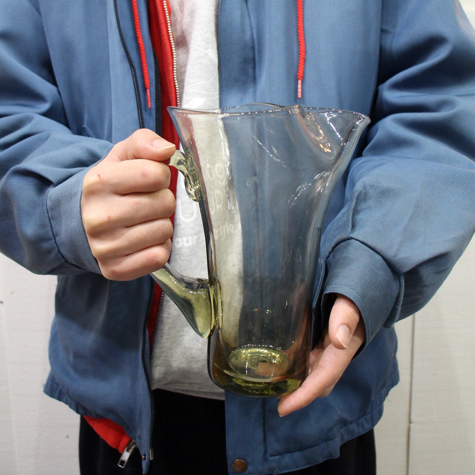 石川硝子工藝舎 吹きガラス製品水差し ガラスピッチャー 石川昌浩 未使用品 - Restyle