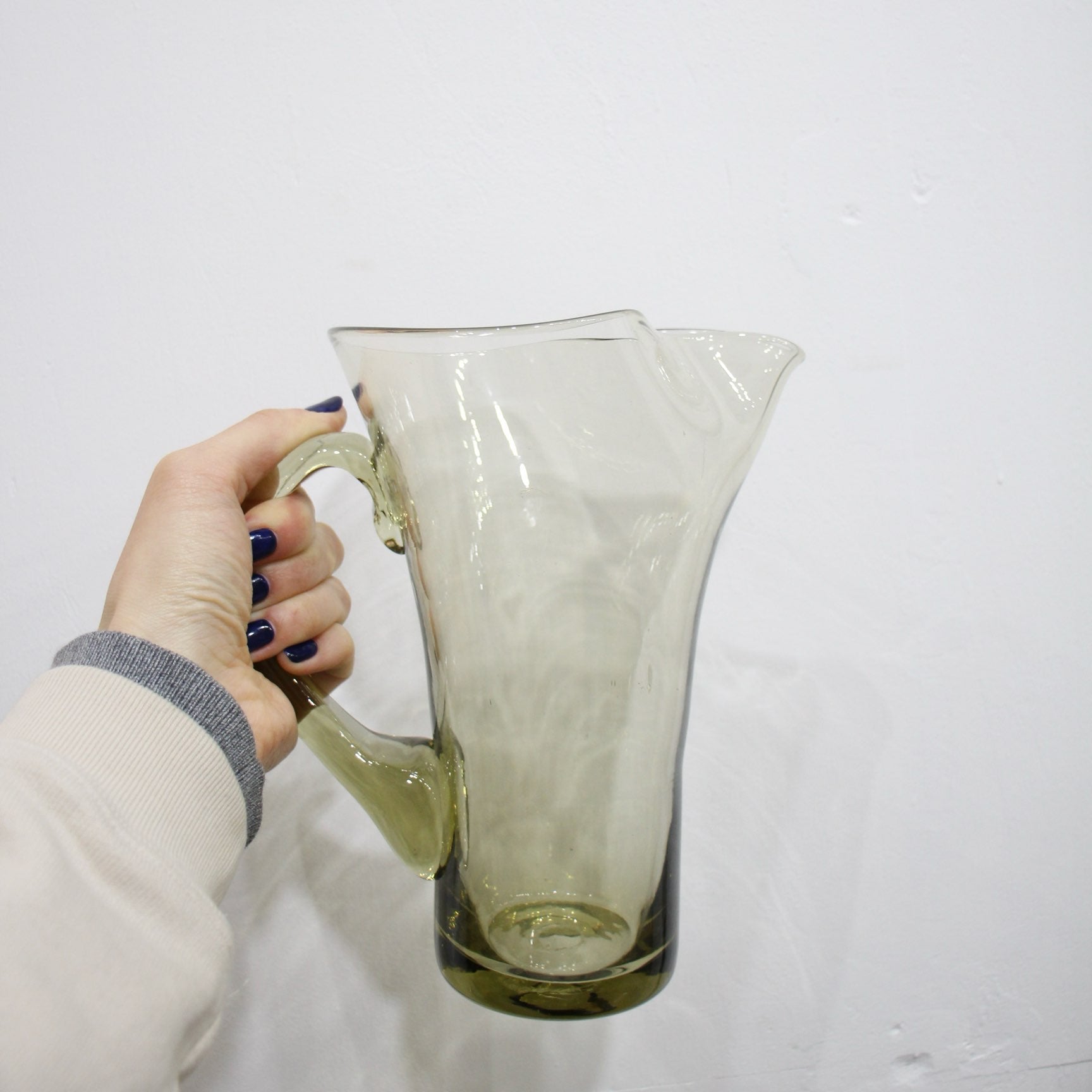 石川硝子工藝舎 吹きガラス製品水差し ガラスピッチャー 石川昌浩 未使用品 - Restyle