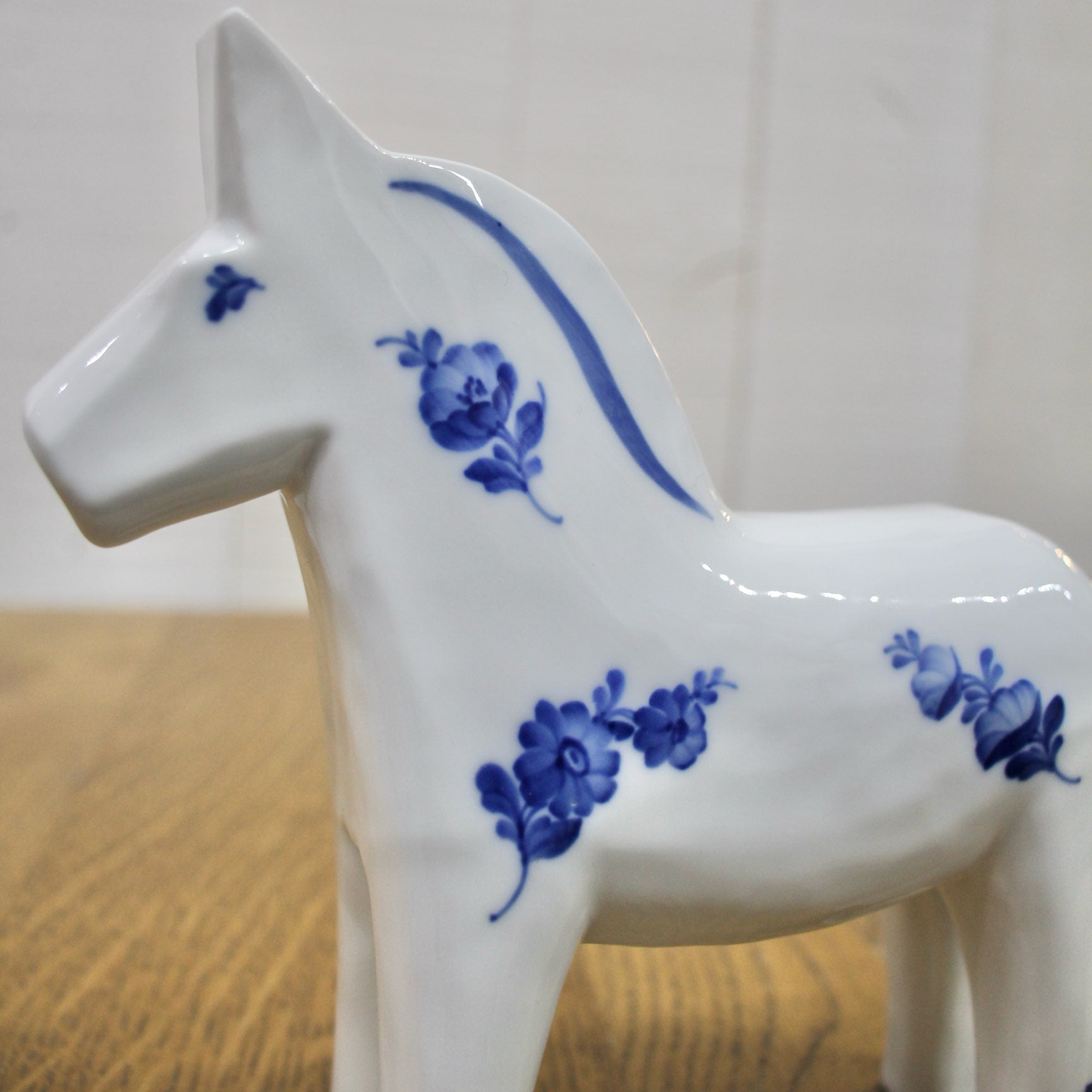 ロイヤルコペンハーゲン / Royal Copenhagen ブルーフルーテッド ダーラナホース フィギュリン - Restyle