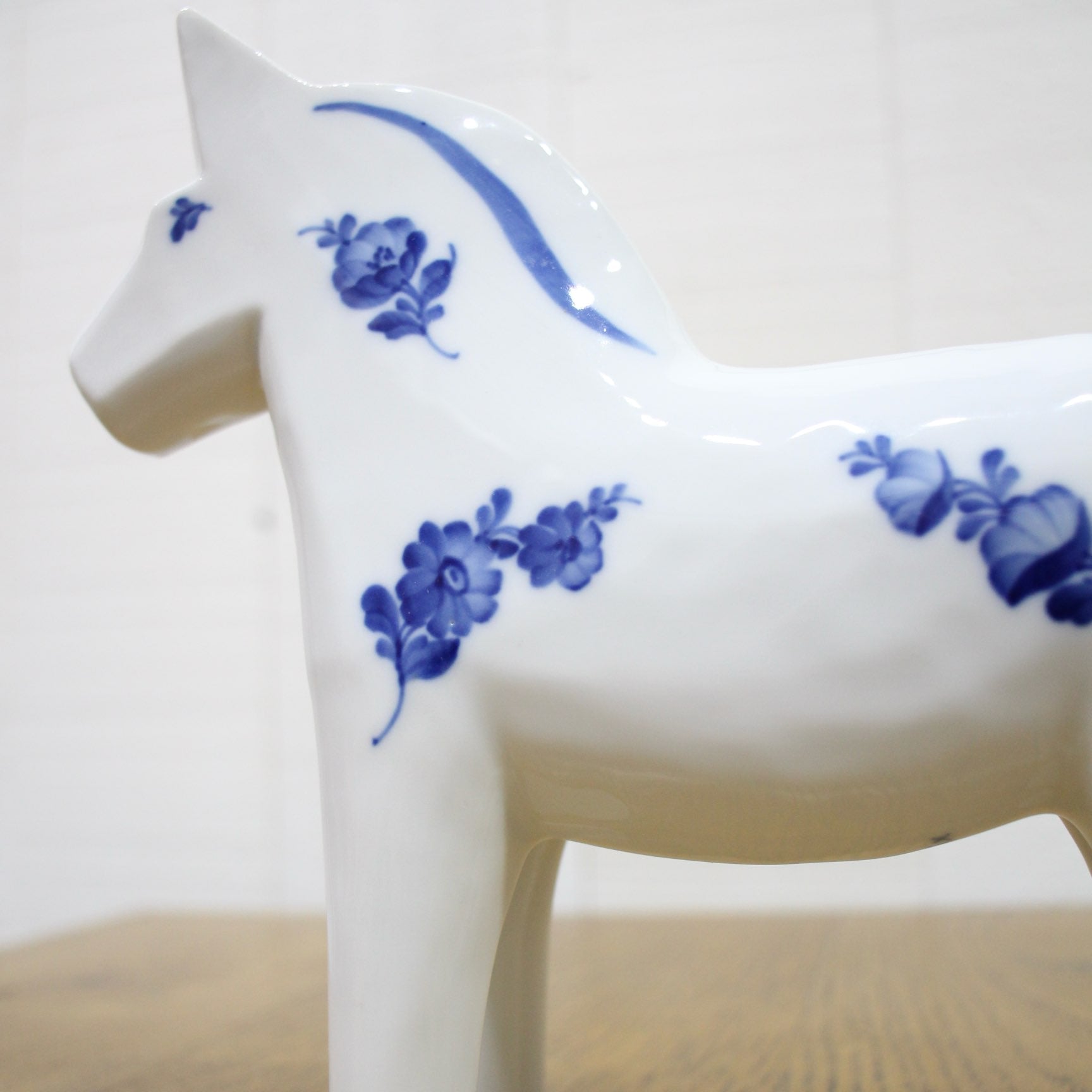 ロイヤルコペンハーゲン / Royal Copenhagen ブルーフルーテッド ダーラナホース フィギュリン - Restyle