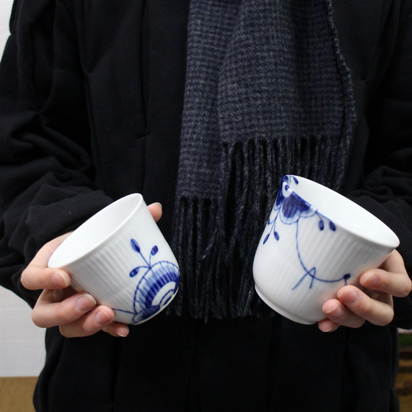 ロイヤルコペンハーゲン / Royal Copenhagen ブルーフルーテッド・メガ カップ φ8.5 未使用品 - Restyle