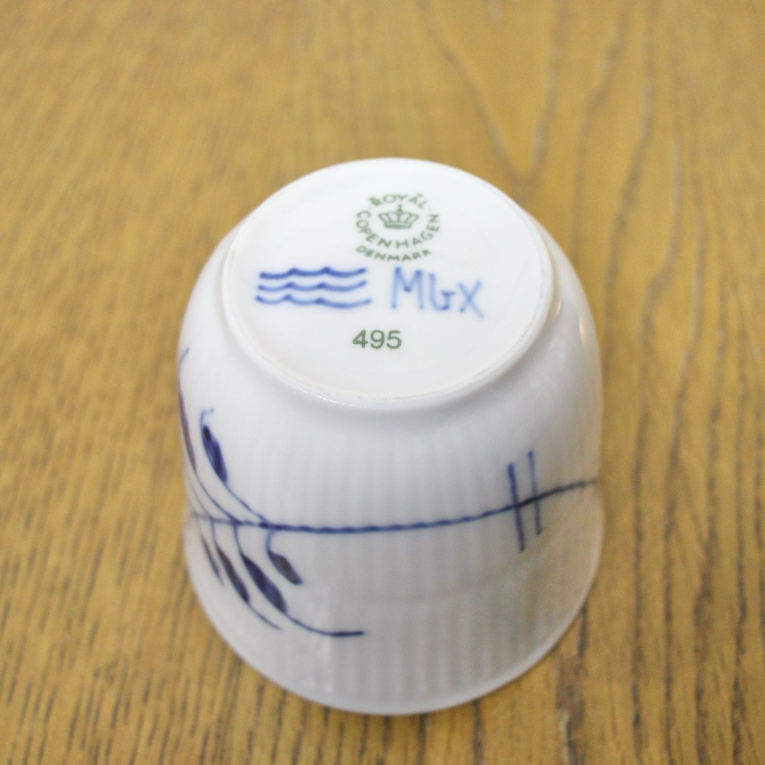 ロイヤルコペンハーゲン / Royal Copenhagen ブルーフルーテッド・メガ カップ φ9.5 未使用品 - Restyle