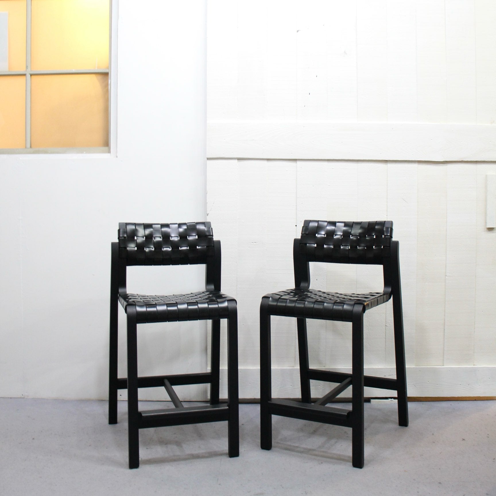 アルフレックス / arflex カウンターチェア / NTC10 革テープ ブラック