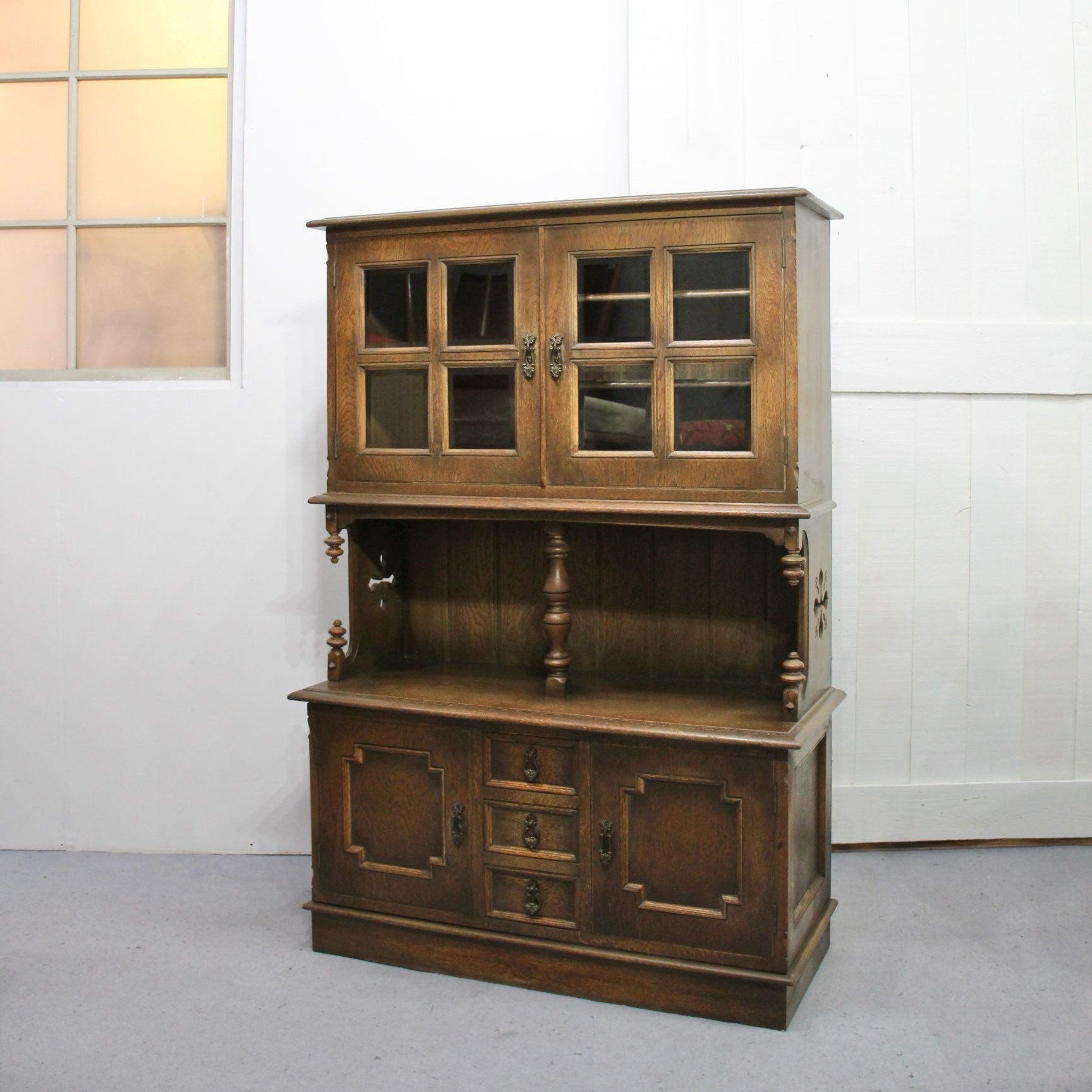 永田良介商店 食器棚 オーク材 神戸家具 ジャパニーズモダン