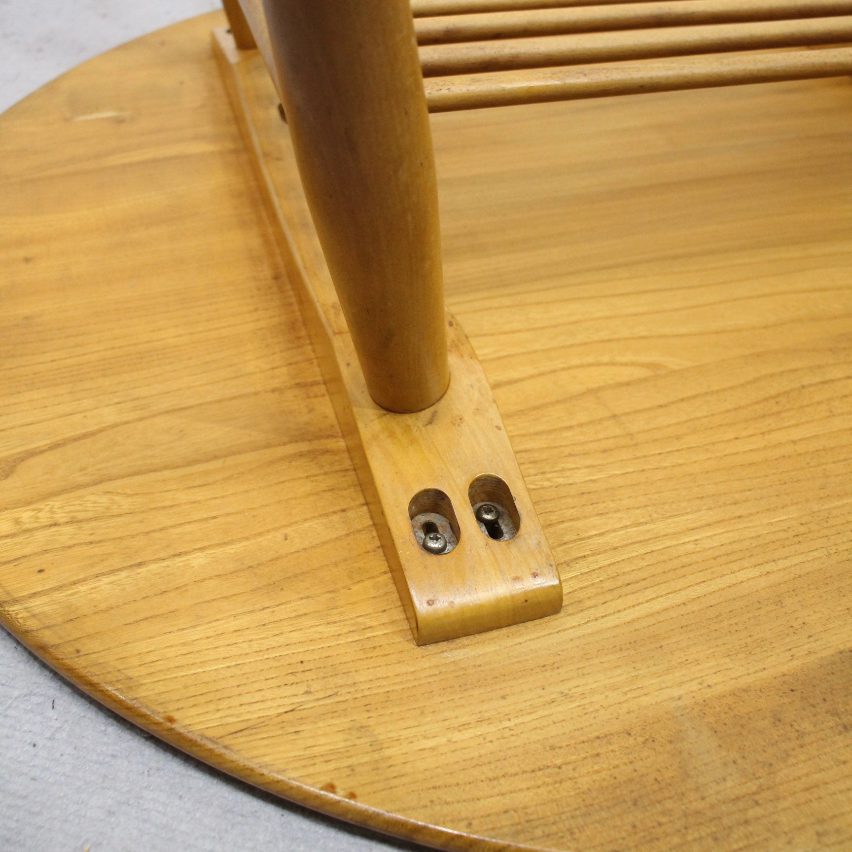 アーコール / ERCOL ラック付 オーバルダイニングテーブル ラウンドテーブル ヴィンテージ