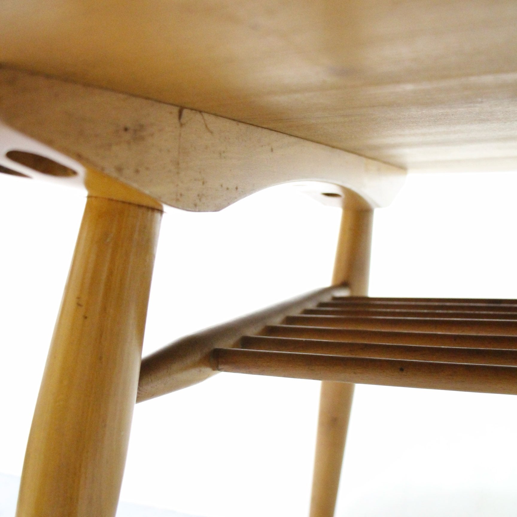 アーコール / ERCOL ラック付 オーバルダイニングテーブル ラウンドテーブル ヴィンテージ