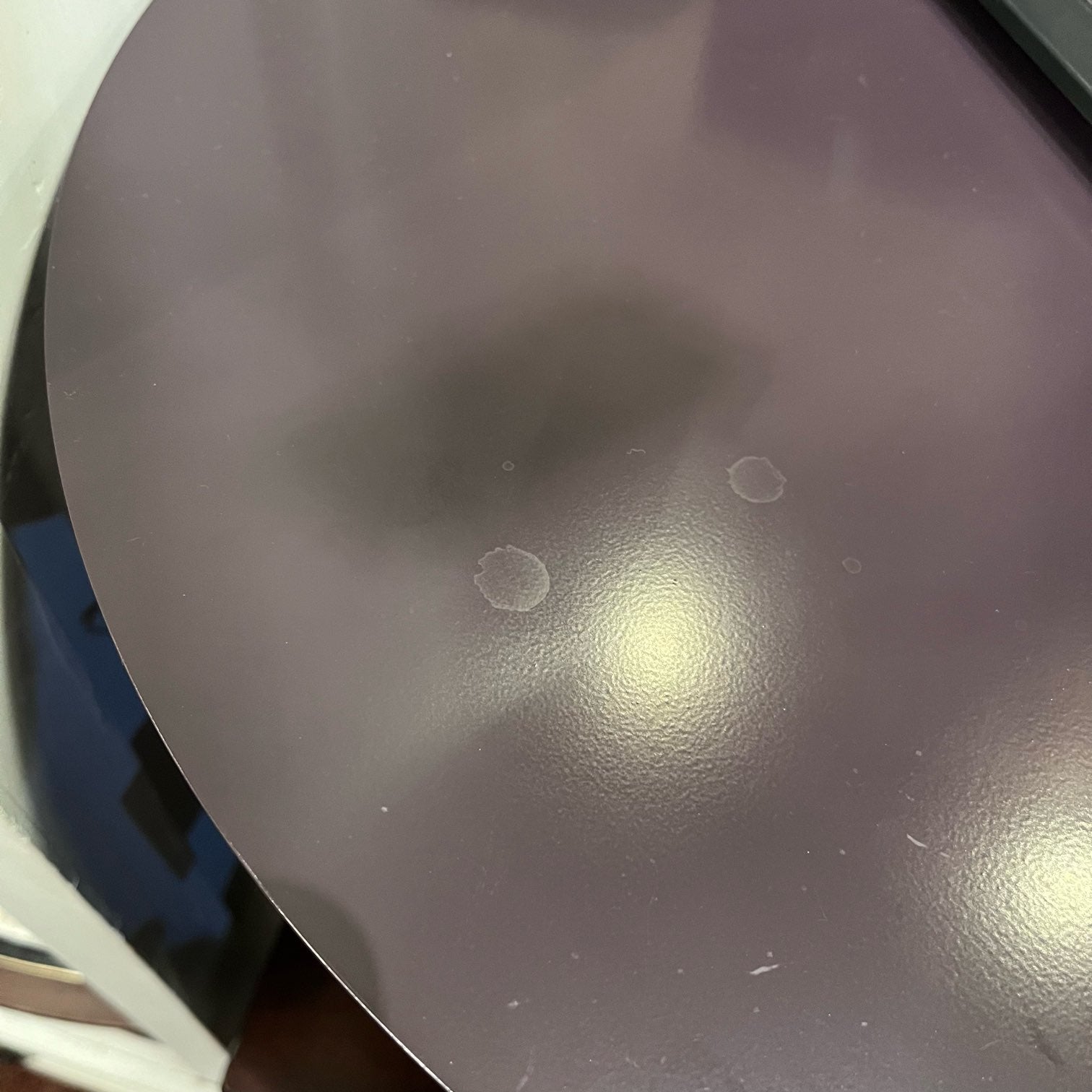 ヘイ / HAY スリットテーブル / SLIT TABLE ラウンドφ45cmスチール パープル