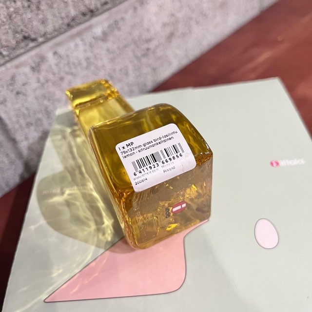 イッタラ×ミナぺルホネン / iittaala×mina perhonen ガラスバード レモン / Glass bird lemon フィンランド - Restyle