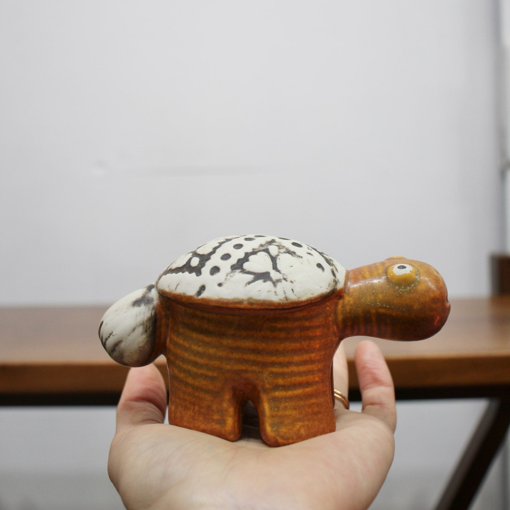 グスタフスベリ / Gustavsberg JURAシリーズ かめ / Skoldpadda リサラーソン 北欧ヴィンテージ