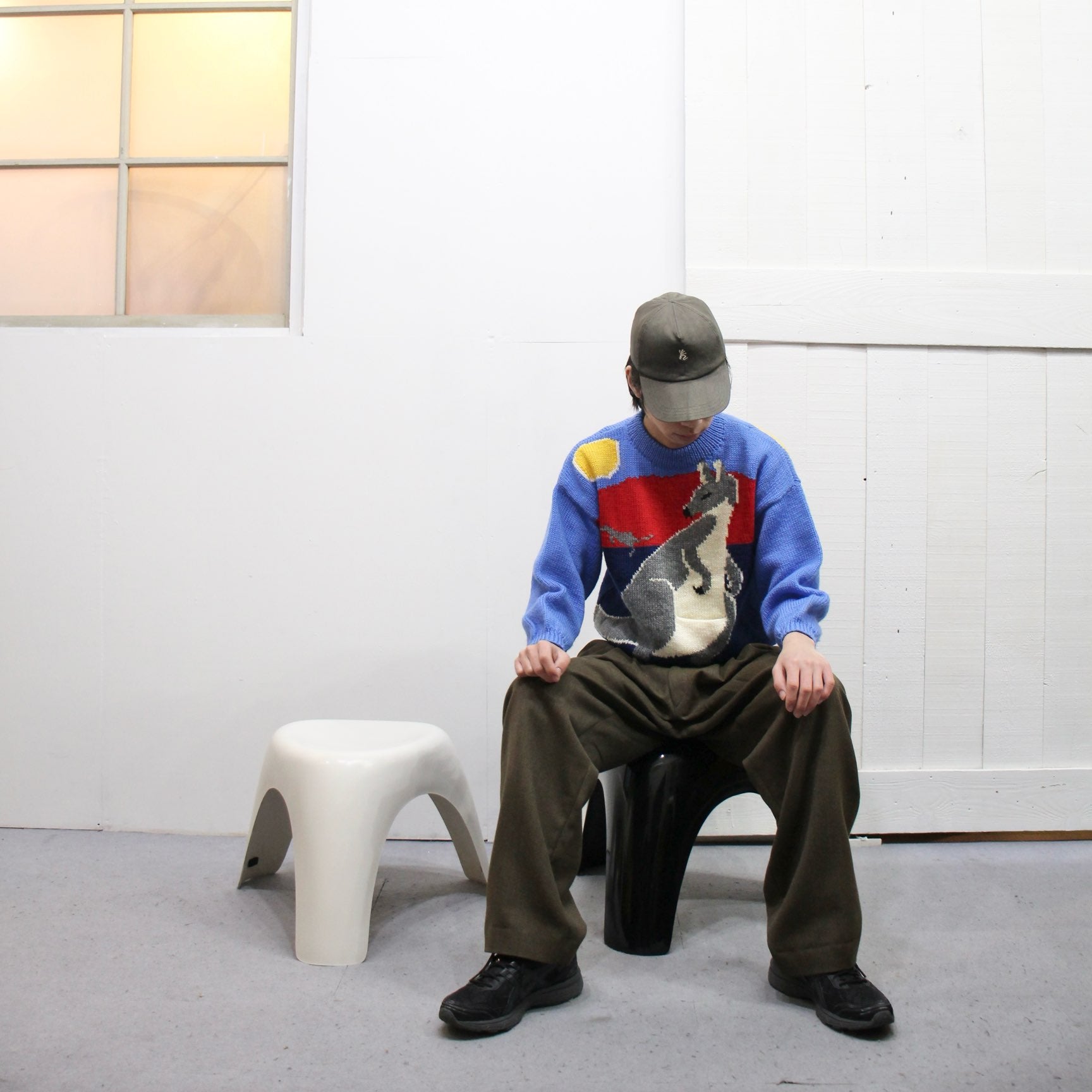 ハビタ / habitat エレファントスツール FRP製 ホワイト 柳宗理 ヴィンテージ