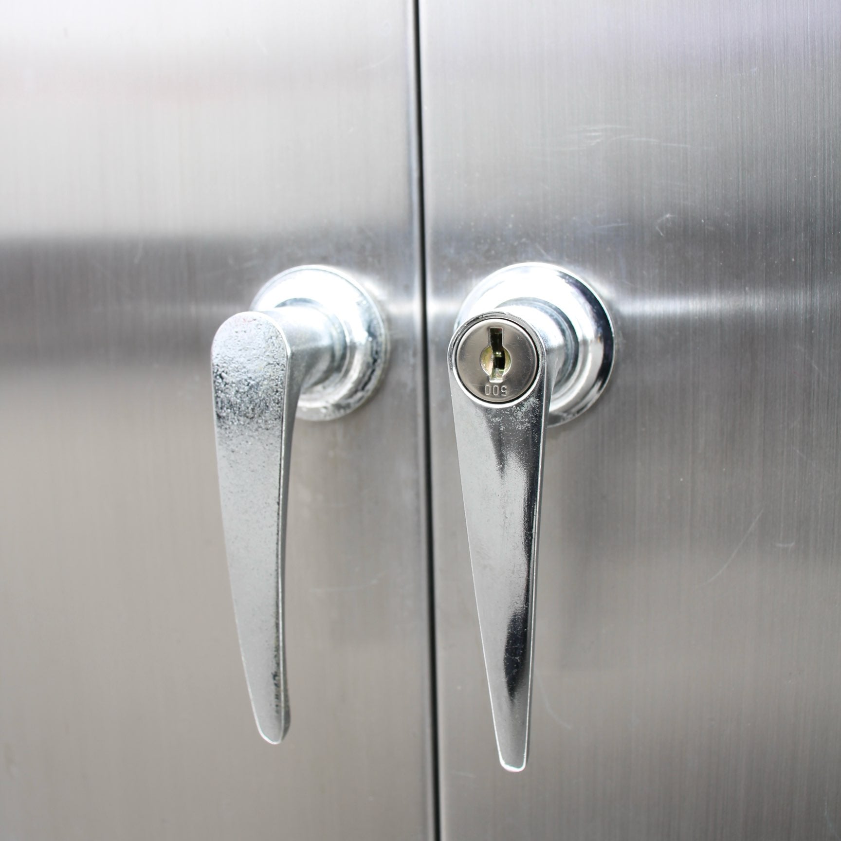 ステンレスケビント 飾り棚 コレクションケース 幅90