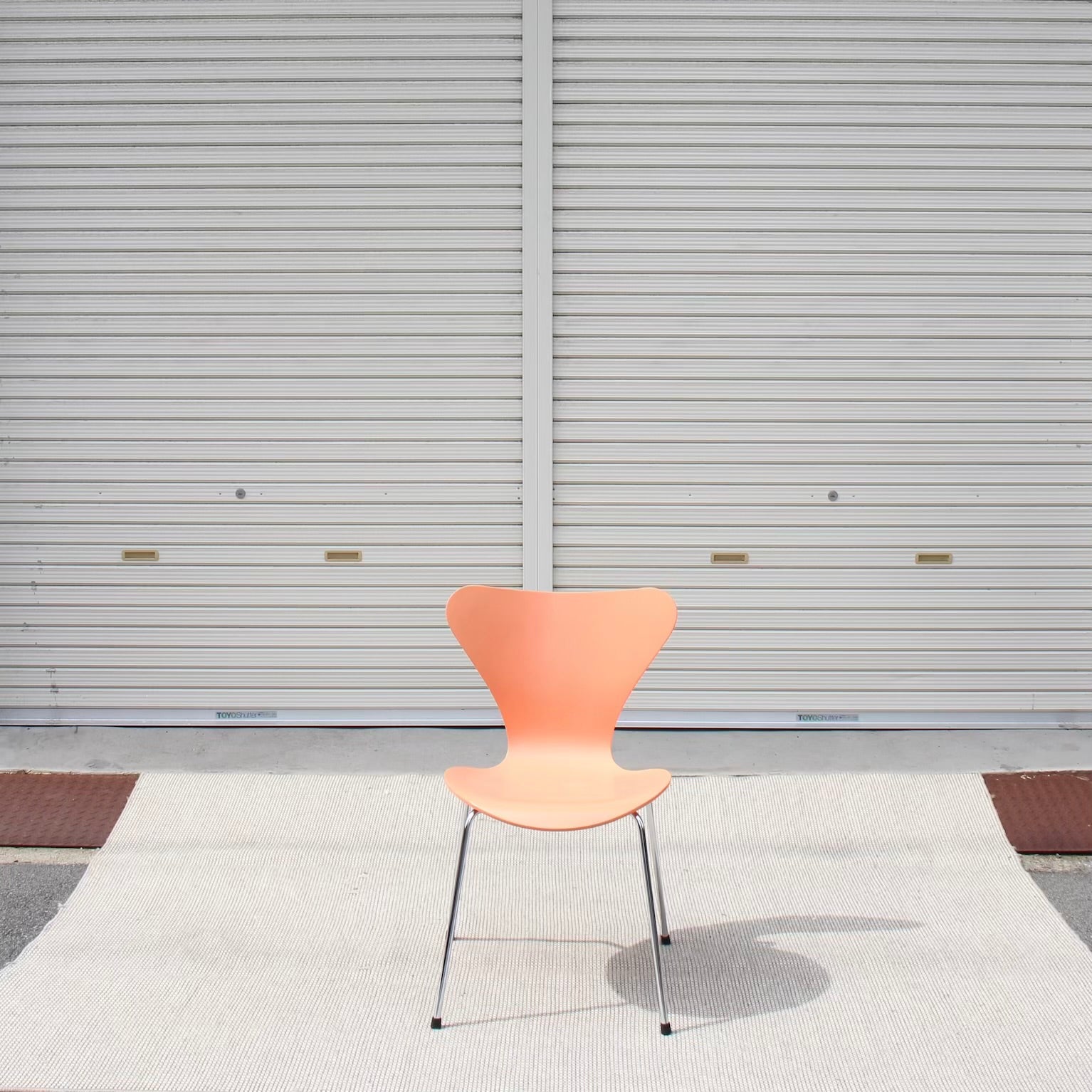 フリッツ・ハンセン / FRITZ HANSEN セブンチェア / SERIES 7 ラッカーオレンジ アルネ・ヤコブセン