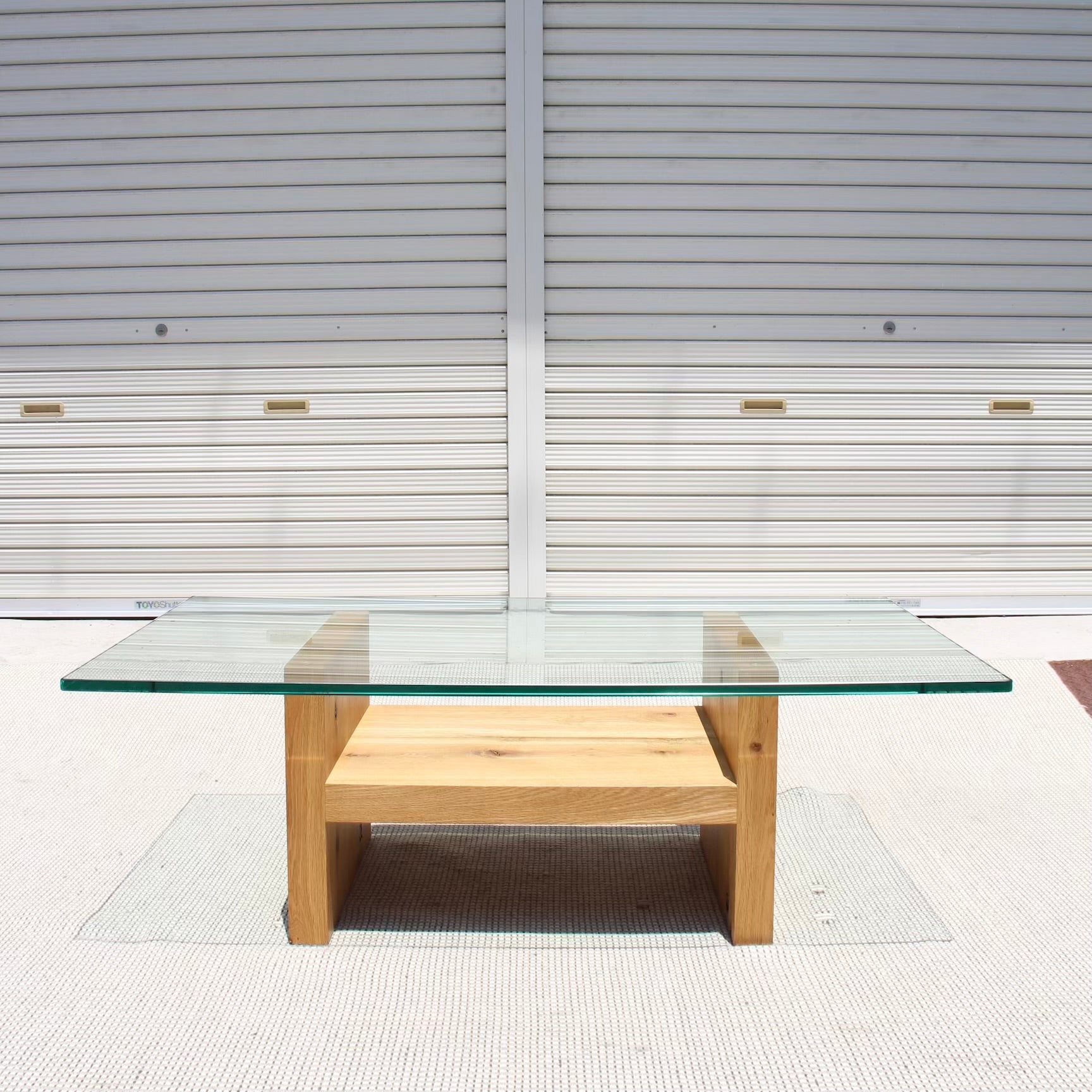 トラックファニチャー / TRUCK FURNITURE オーク ガラストップ ローテーブル