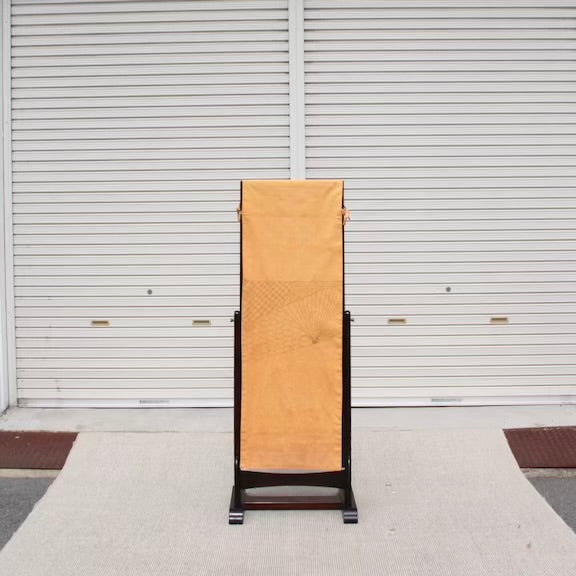 松本民芸家具 D型姿見 スタンドミラー