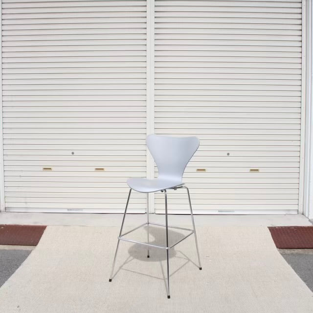 フリッツハンセン / FRITZ HANSEN セブンチェア バースツール シルバー アルネ・ヤコブセン / Arne Jacobsen