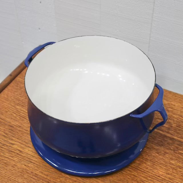 ダンスク / DANSK コベンスタイル ホーロー 両手鍋 26cm ミッドナイトブルー