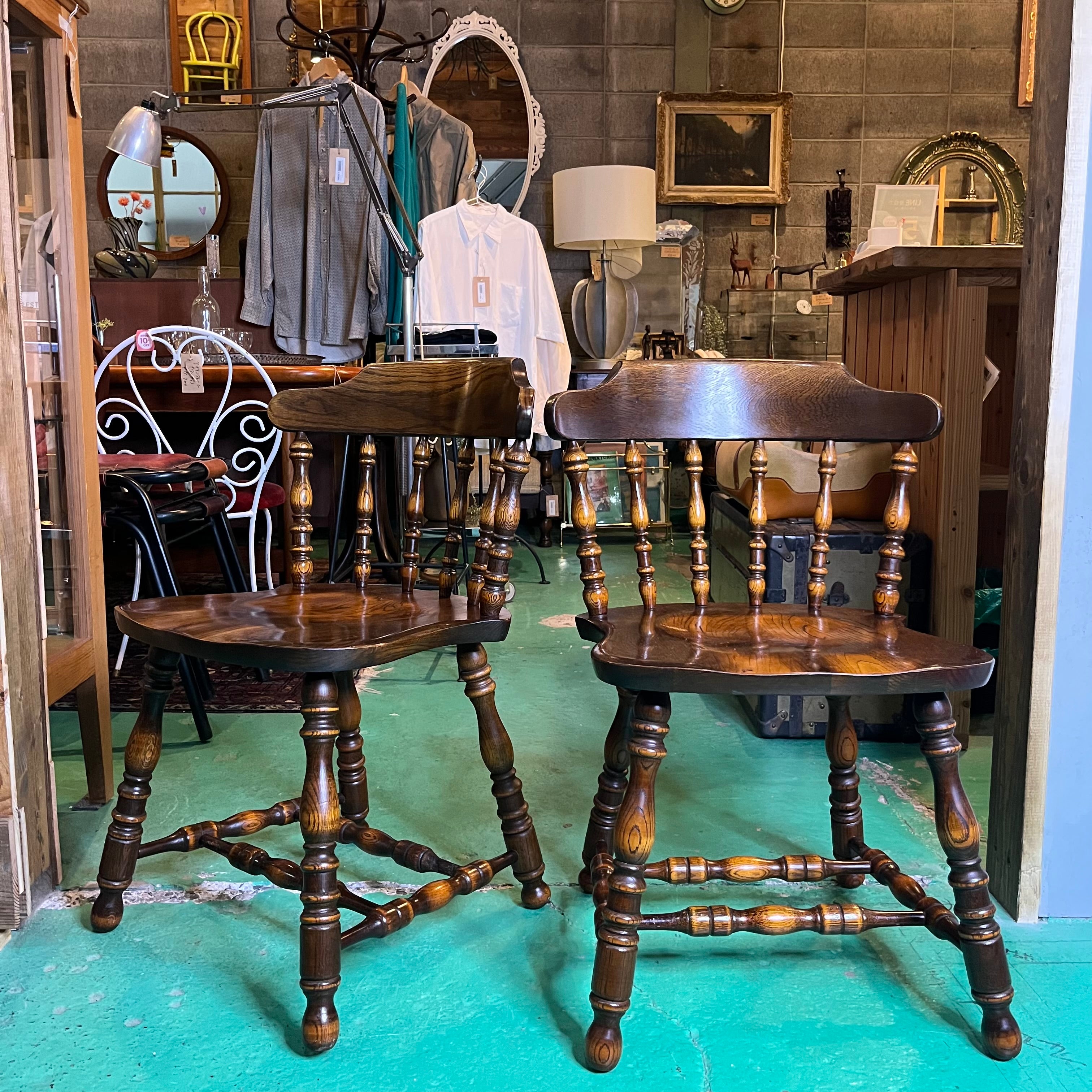 三越ブルージュ ウィンザーチェア ヴィンテージ