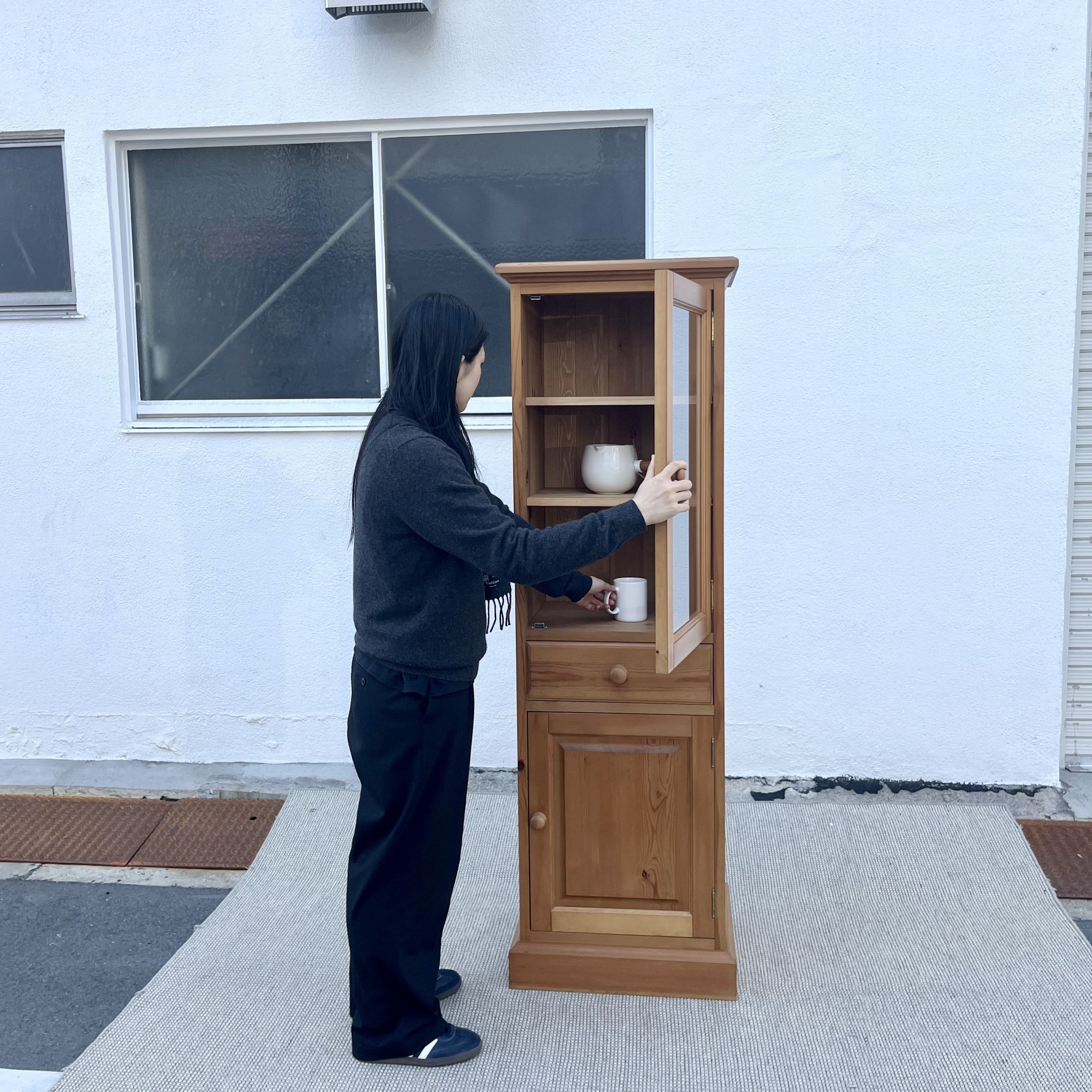 ザ・ペニー・ワイズ / THE PENNY WISE パイン材 カップボード