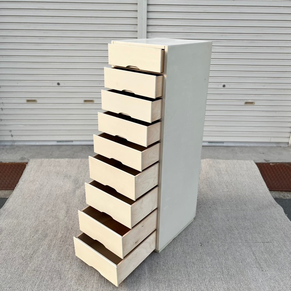 スウェーデン製 タワーチェスト 9段 60’s ヴィンテージ