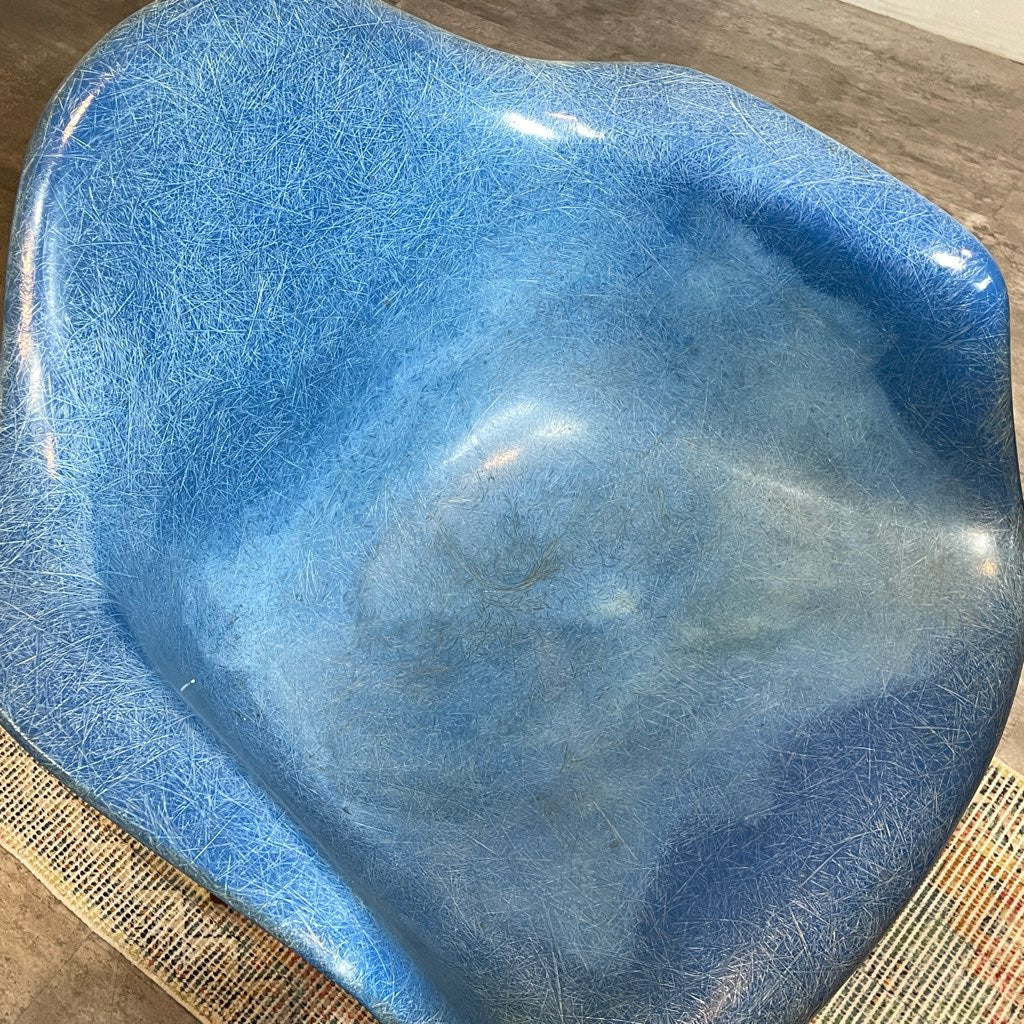 ハーマンミラー / Herman Miller アームシェルチェア ドゥエルレッグ ブルー ヴィンテージ