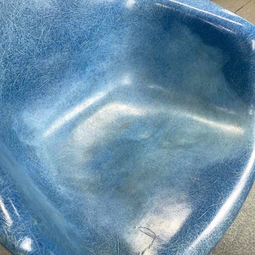ハーマンミラー / Herman Miller アームシェルチェア ドゥエルレッグ ブルー ヴィンテージ