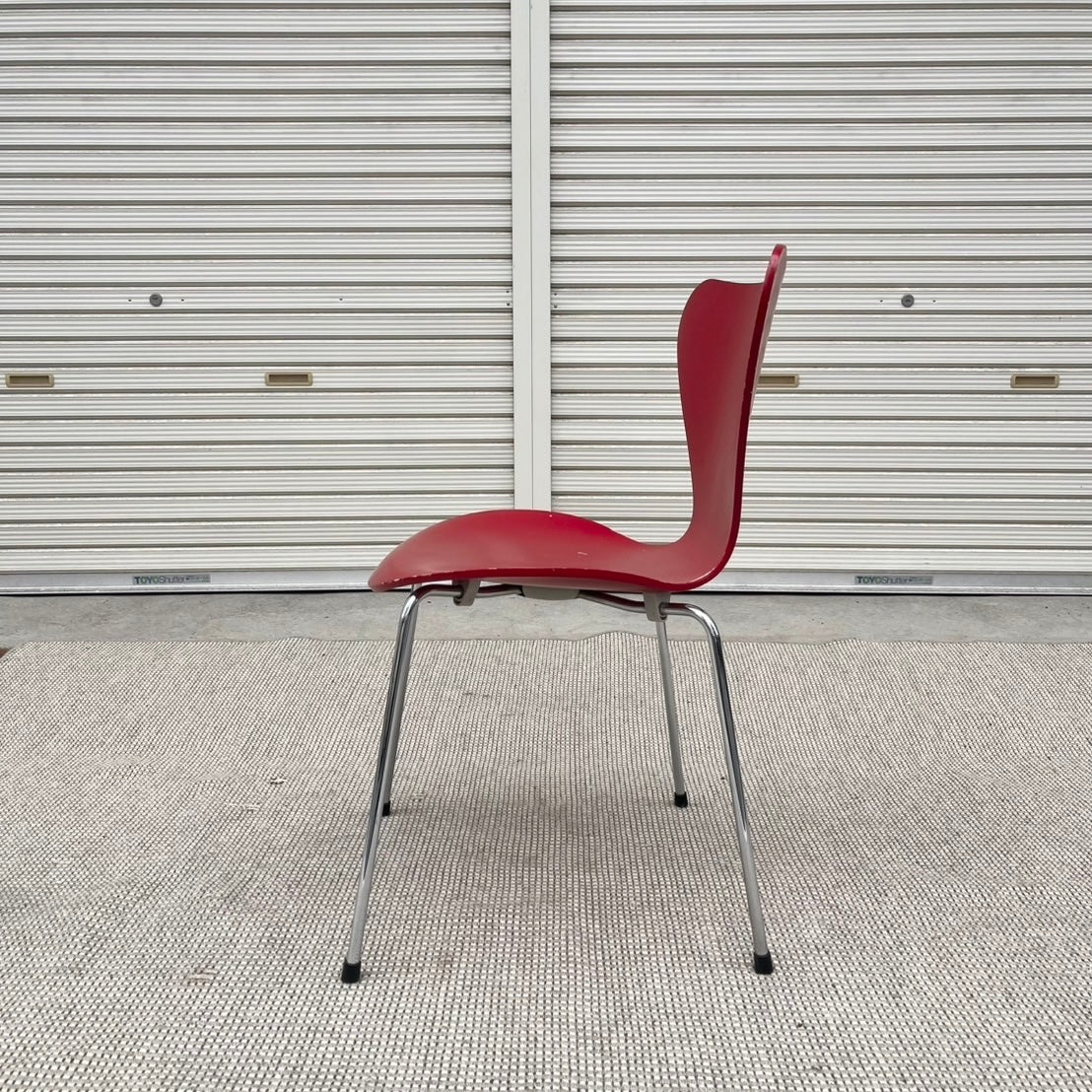 フリッツ・ハンセン / FRITZ HANSEN セブンチェア レッド アルネ・ヤコブセン / Arne Jacobsen 2003年製