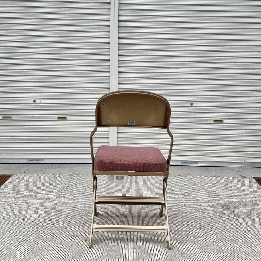 クラリン / CLARIN フルクッションフォールディングチェア 折り畳み椅子 インダストリアル