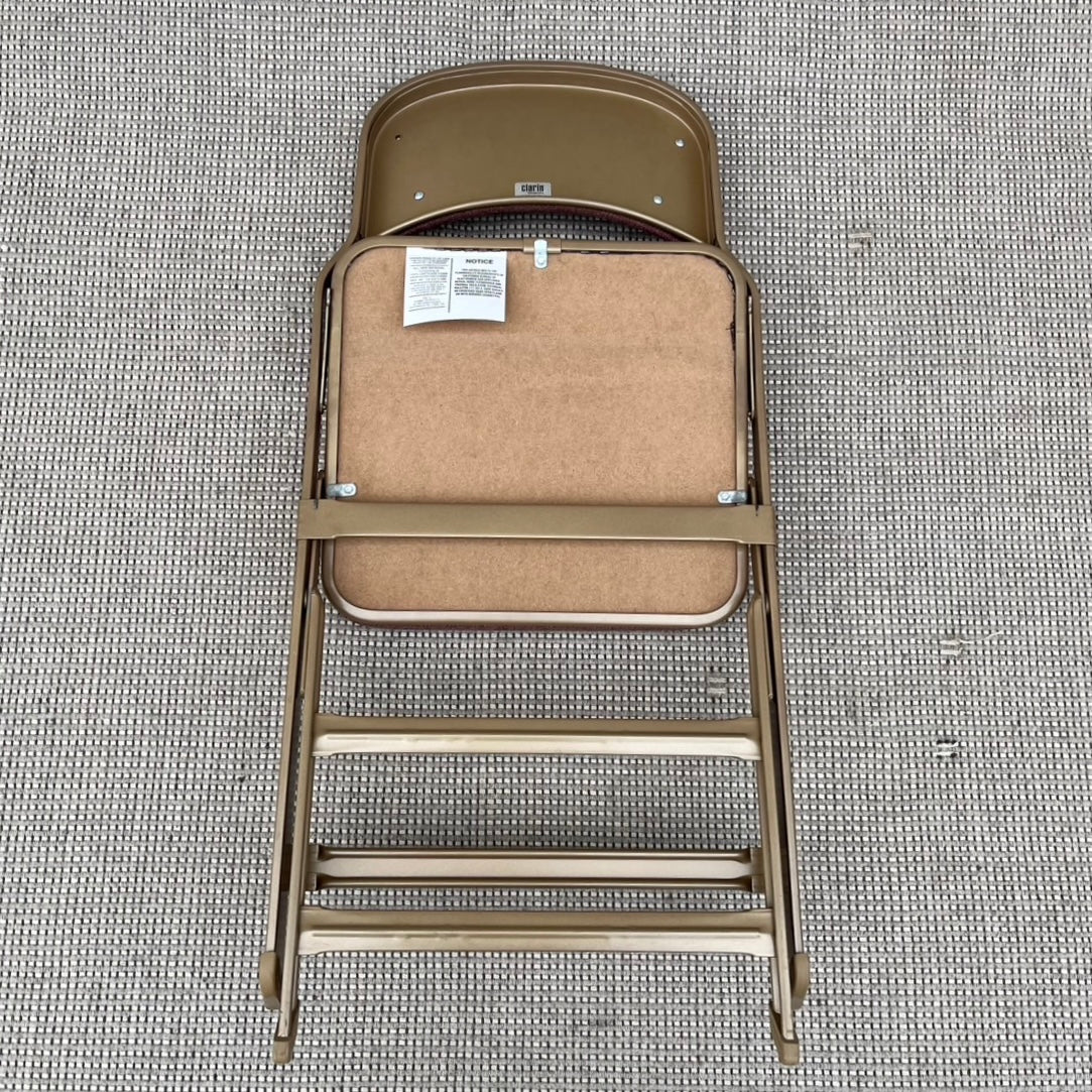 クラリン / CLARIN フルクッションフォールディングチェア 折り畳み椅子 インダストリアル