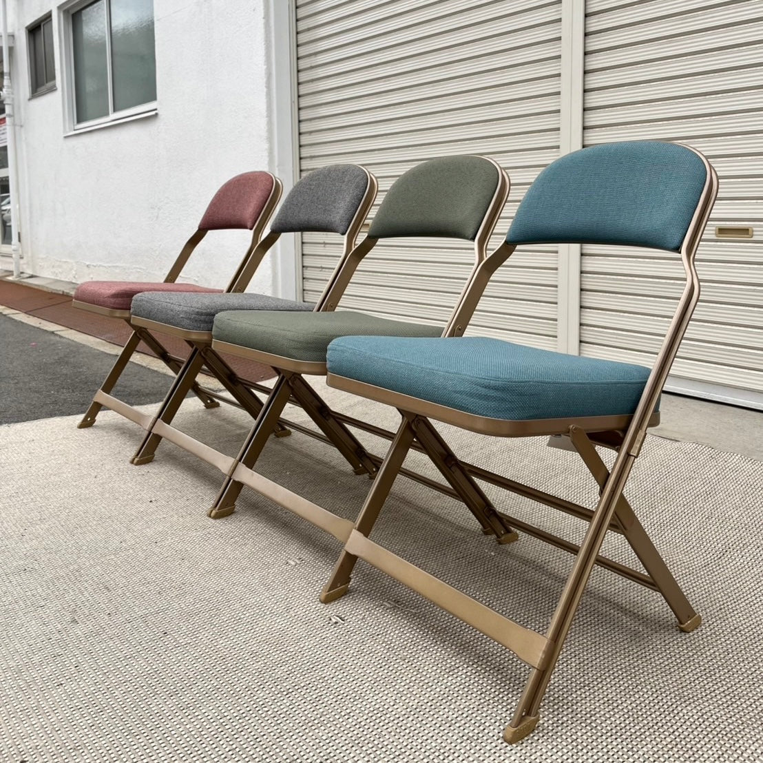 クラリン / CLARIN フルクッションフォールディングチェア 折り畳み椅子 インダストリアル