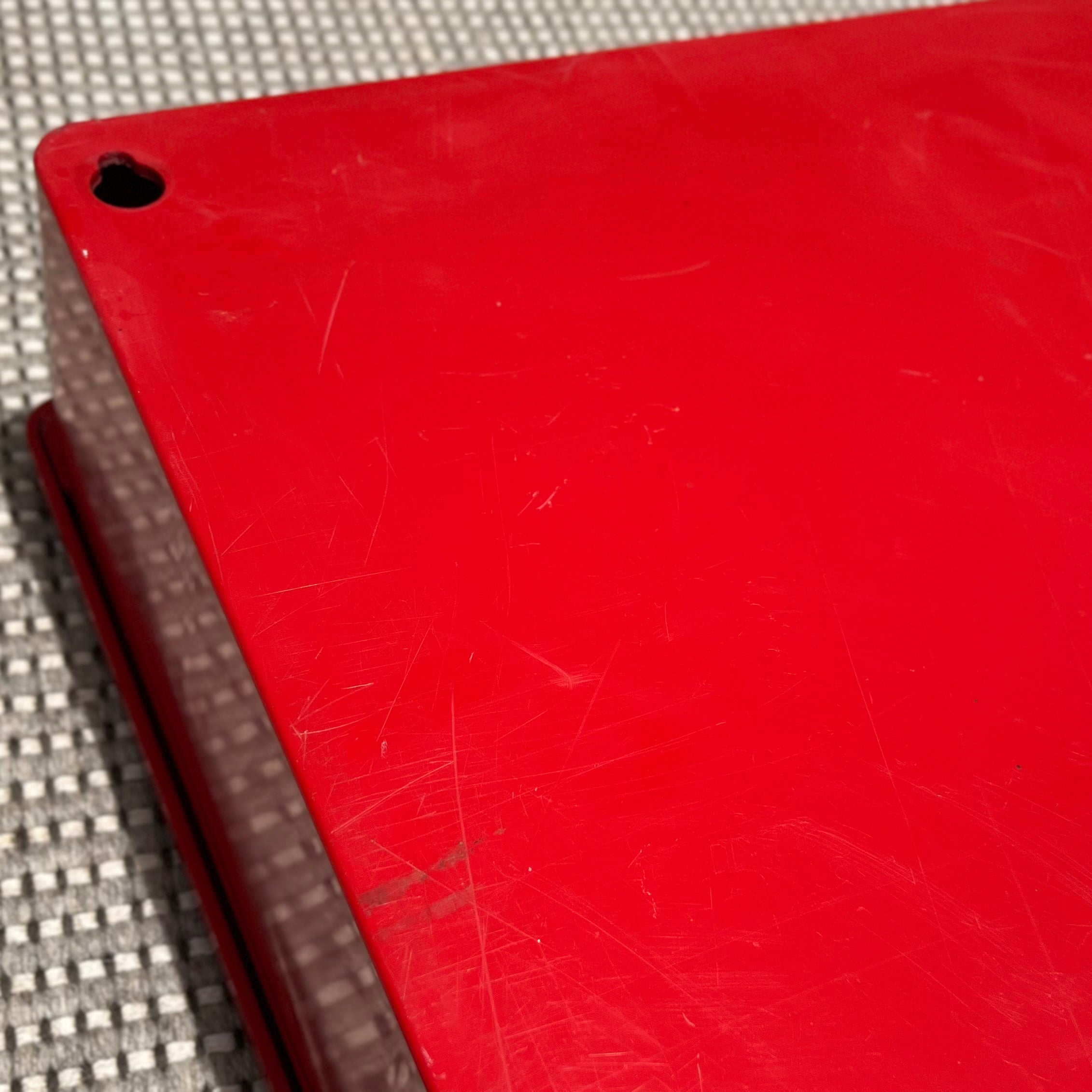 Caroma スペースエイジ ウォールミラーシェルフ レッド ヴィンテージ