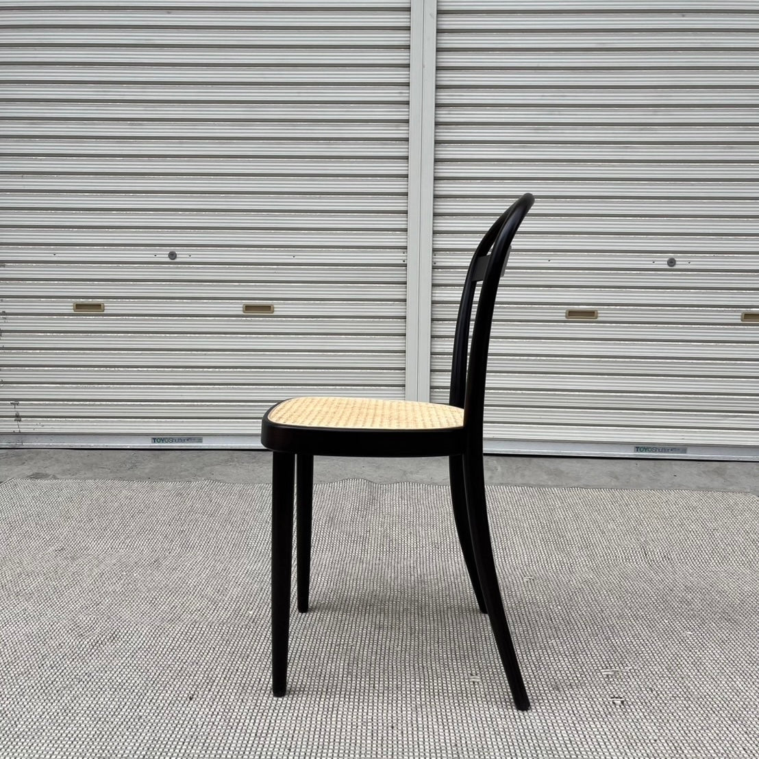 無印良品 トーネット / THONET 曲木椅子 籐編座 ブナ材