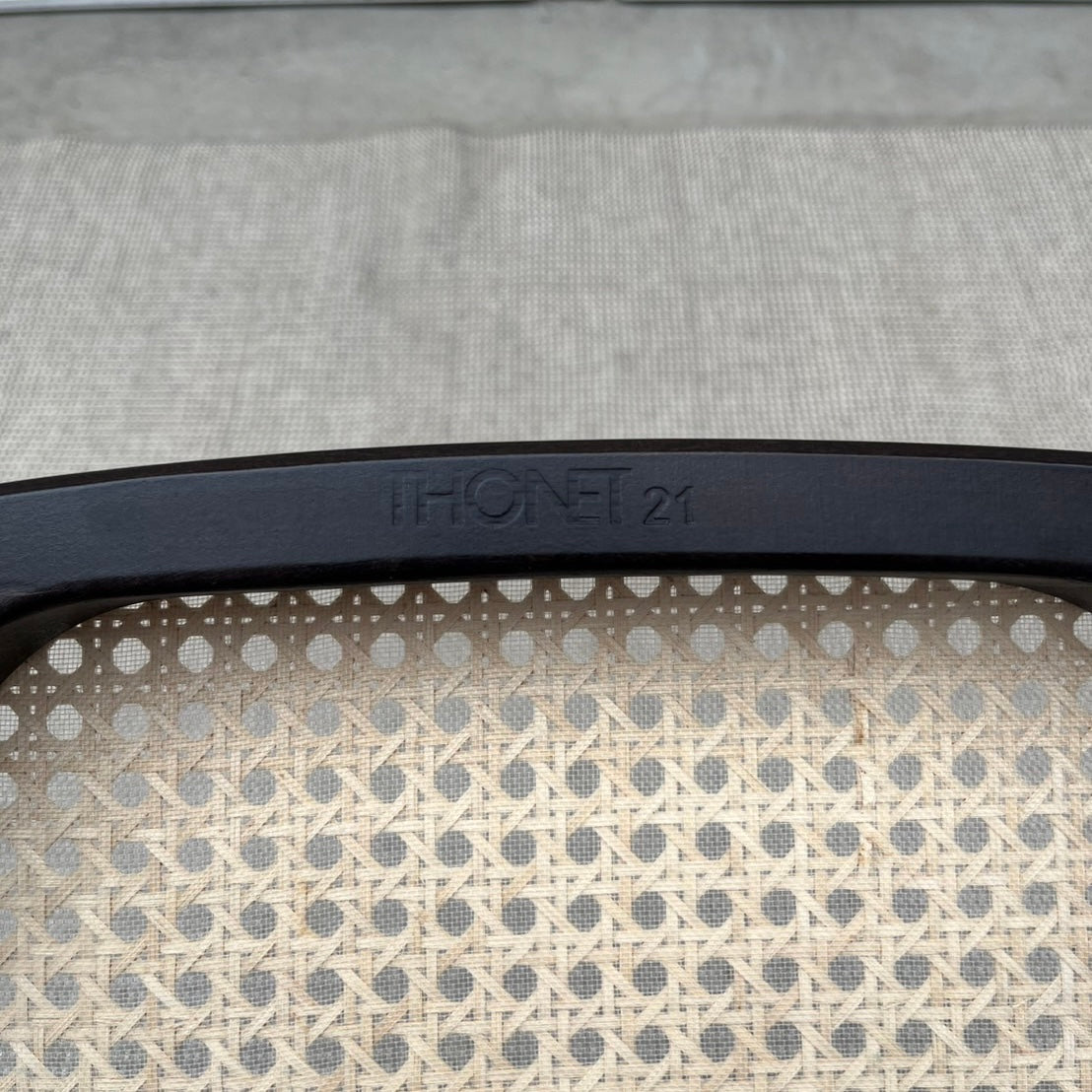 無印良品 トーネット / THONET 曲木椅子 籐編座 ブナ材