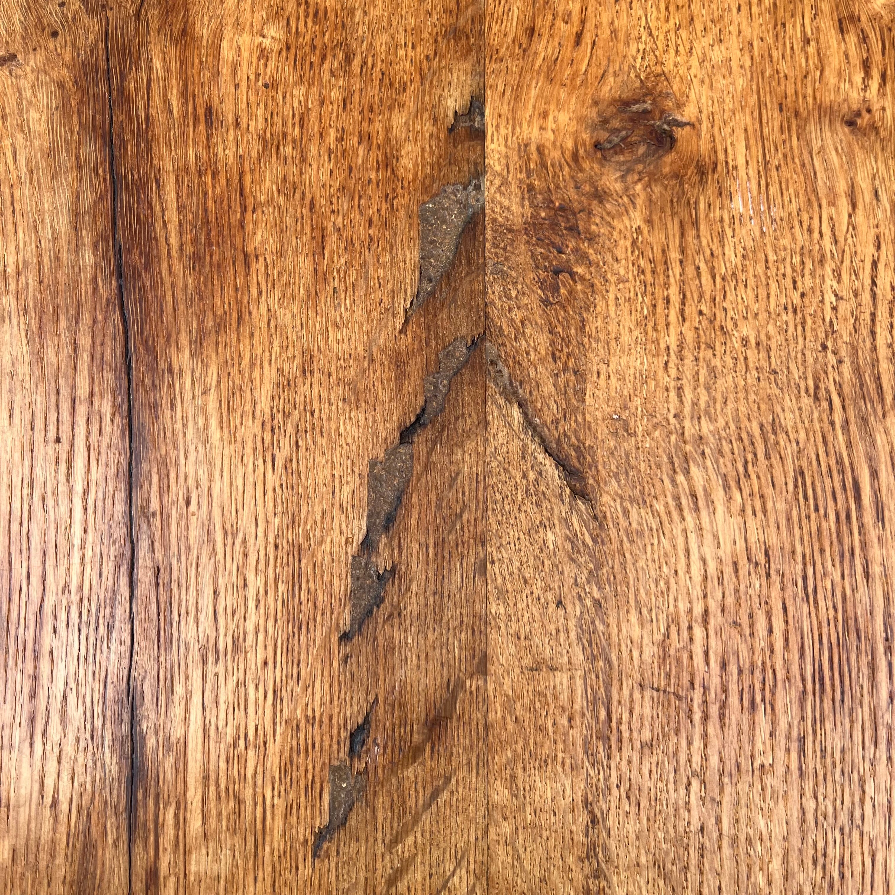 オーク無垢材 ローテーブル アンティーク