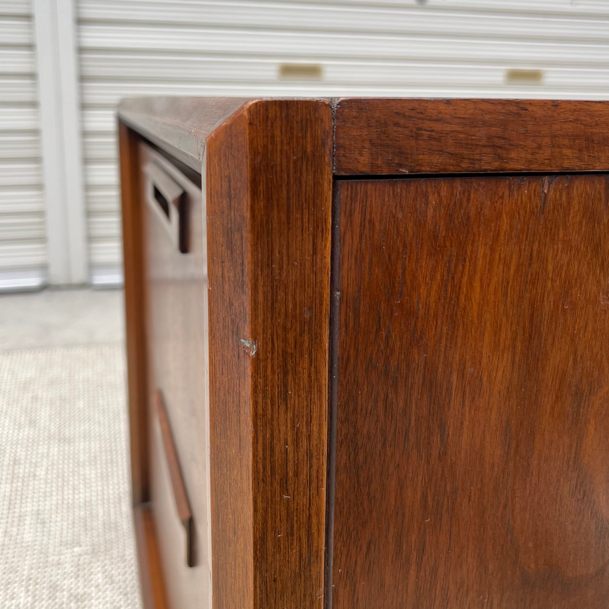 アメリカンヴィンテージ 2段チェスト ウォールナット