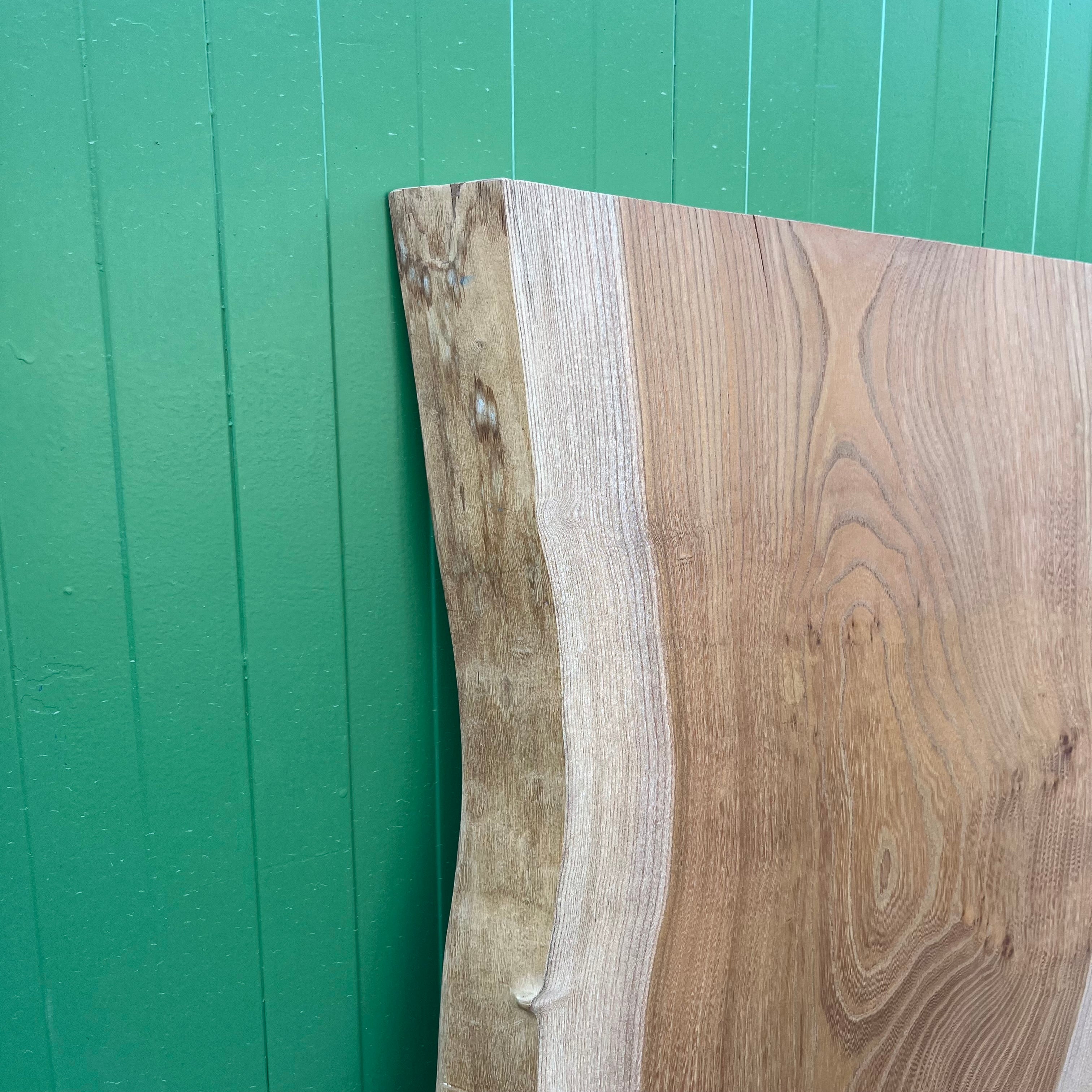 一枚板 ケヤキ 無垢材 耳付き 美しい木目の一枚板 74×143【11】