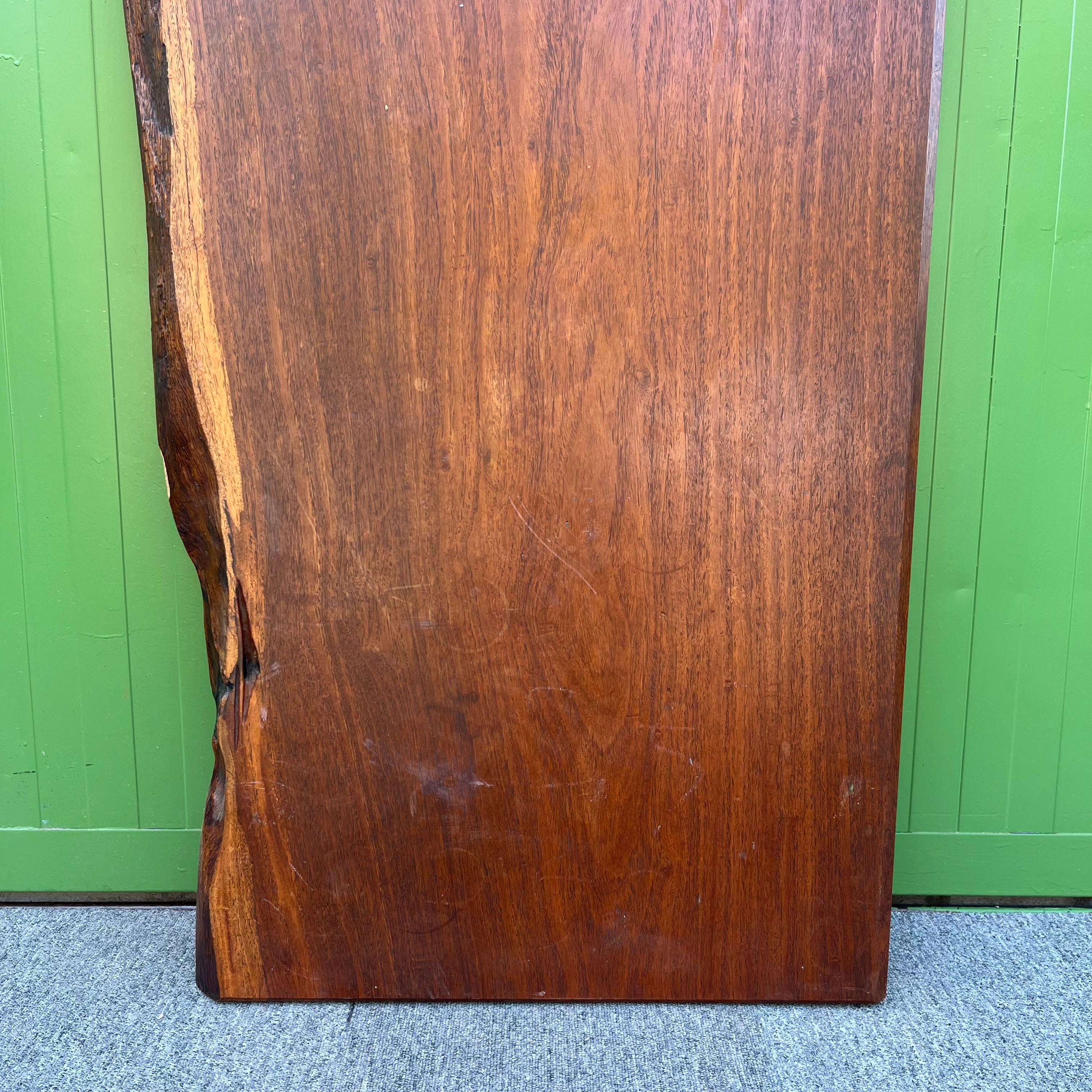 一枚板 ブビンガ 無垢材 耳付き 美しい木目の一枚板 72×122【38】