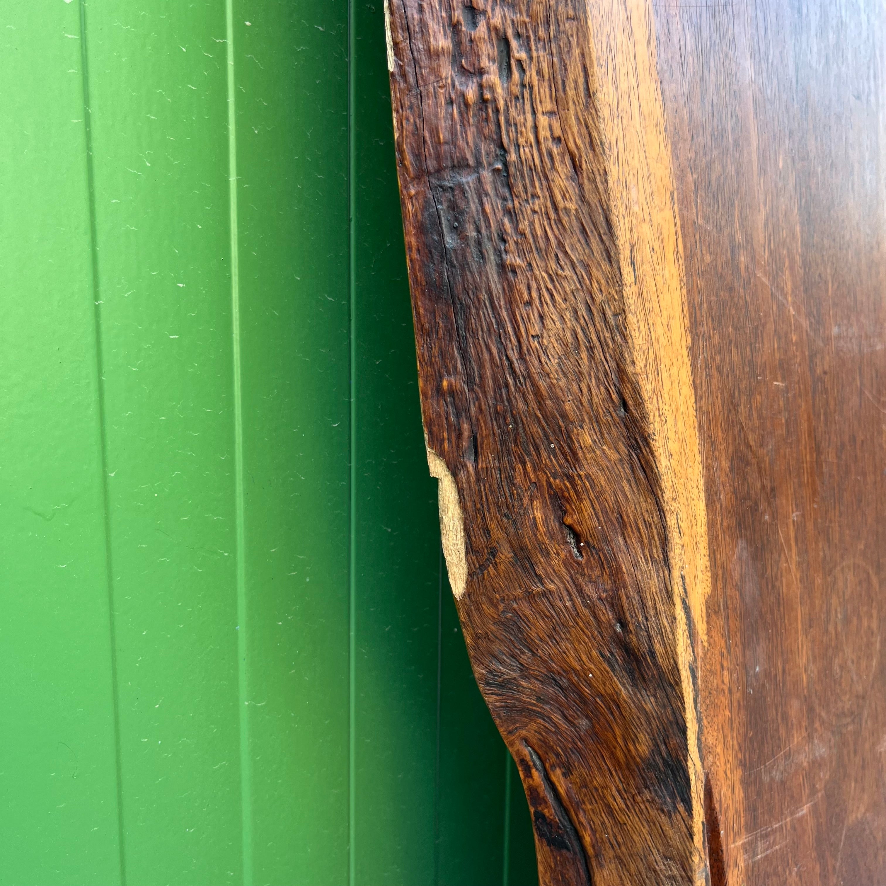 一枚板 ブビンガ 無垢材 耳付き 美しい木目の一枚板 72×122【38】