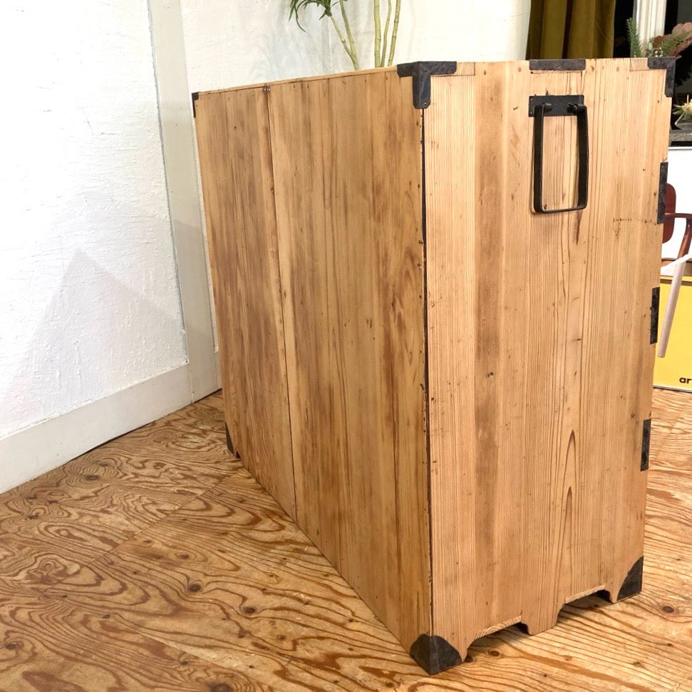 時代箪笥 リメイク 無塗装仕上げ アンティーク