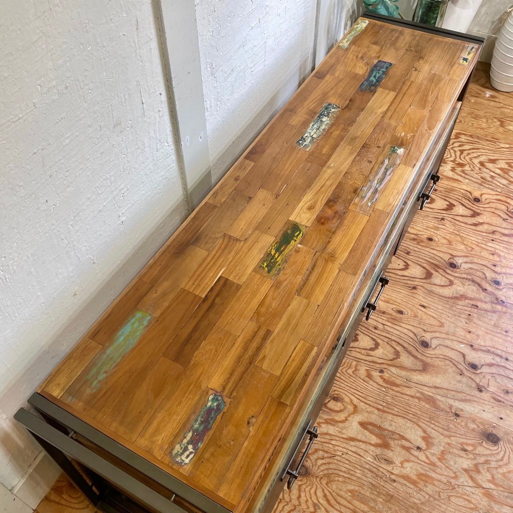 ディーボディ/d-Bodhi アスプルンド フェルム インダストリアル TVボード L 110776 / FERUM INDUSTRIAL TV BOARD テレビボード アイアンフレーム  中古