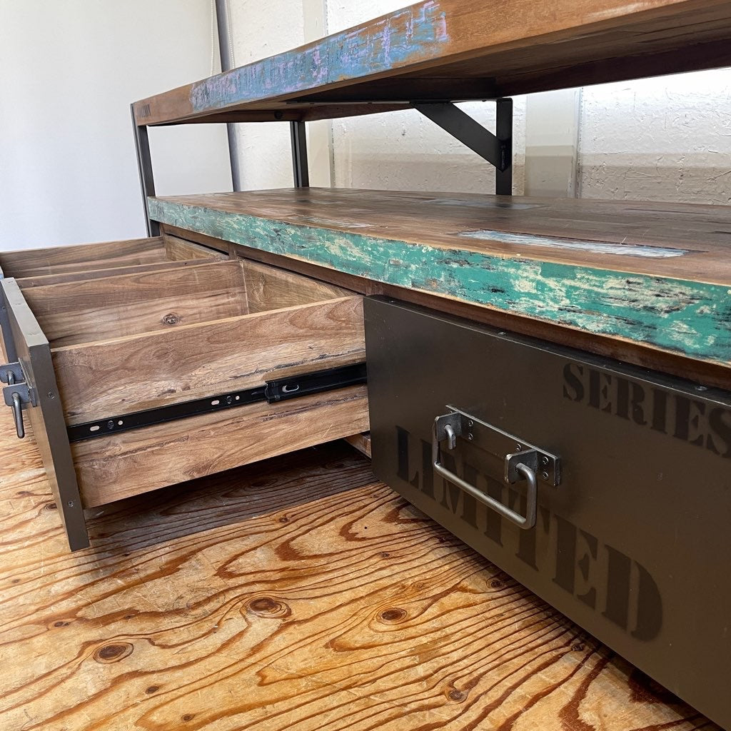 ディーボディ/d-Bodhi アスプルンド フェルム インダストリアル TVボード L 110776 / FERUM INDUSTRIAL TV BOARD テレビボード アイアンフレーム  中古