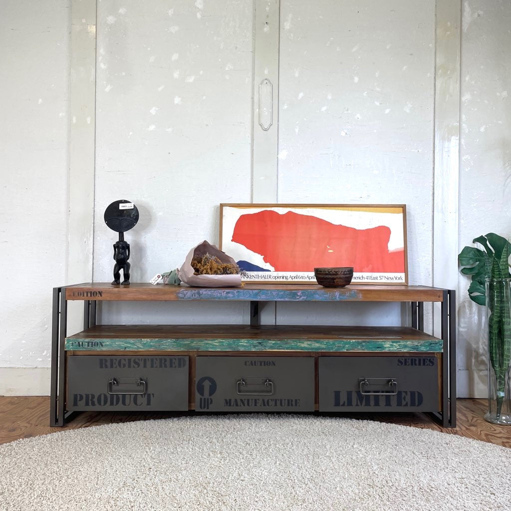 ディーボディ/d-Bodhi アスプルンド フェルム インダストリアル TVボード L 110776 / FERUM INDUSTRIAL TV BOARD テレビボード アイアンフレーム  中古